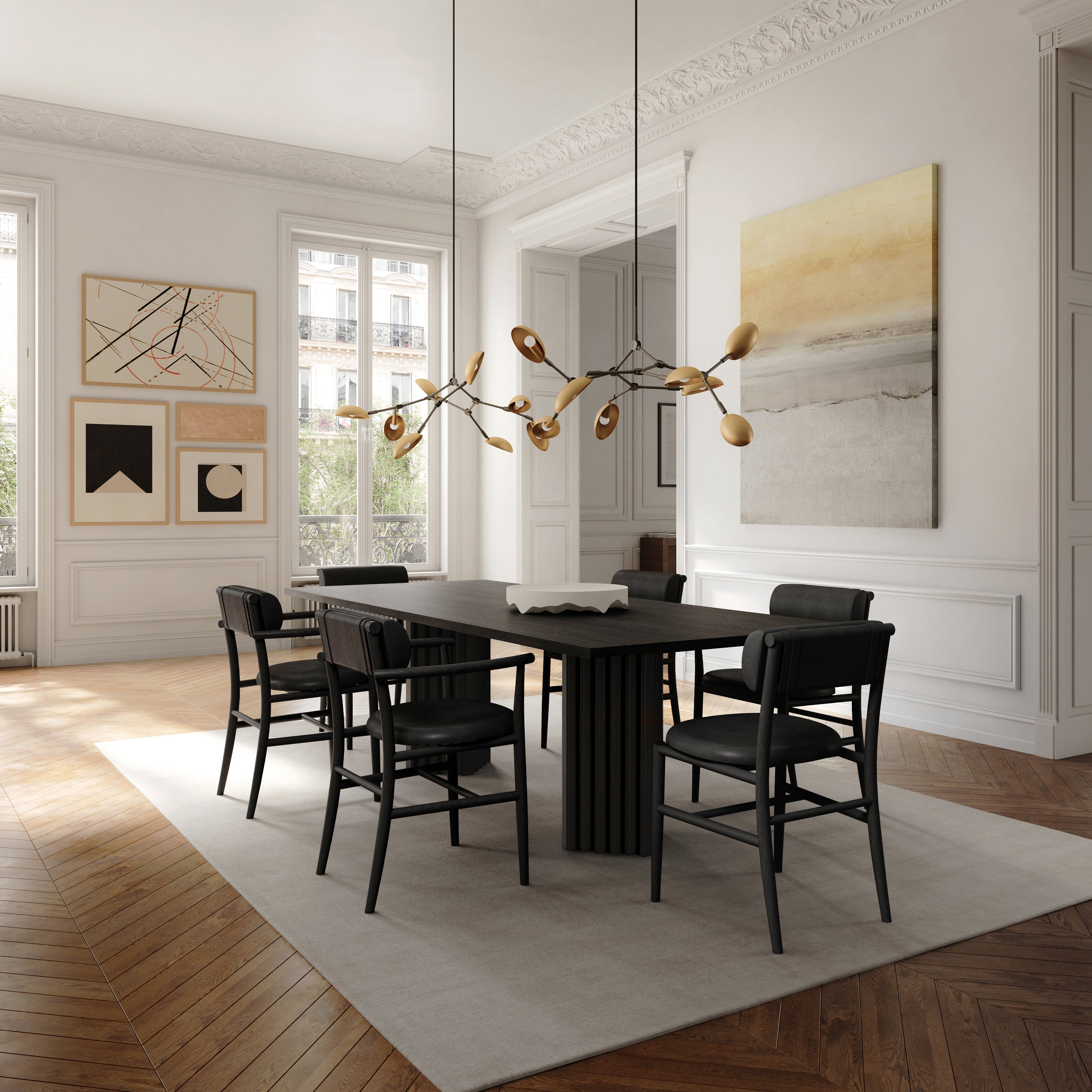 Drop Chandelier Brass - Mini