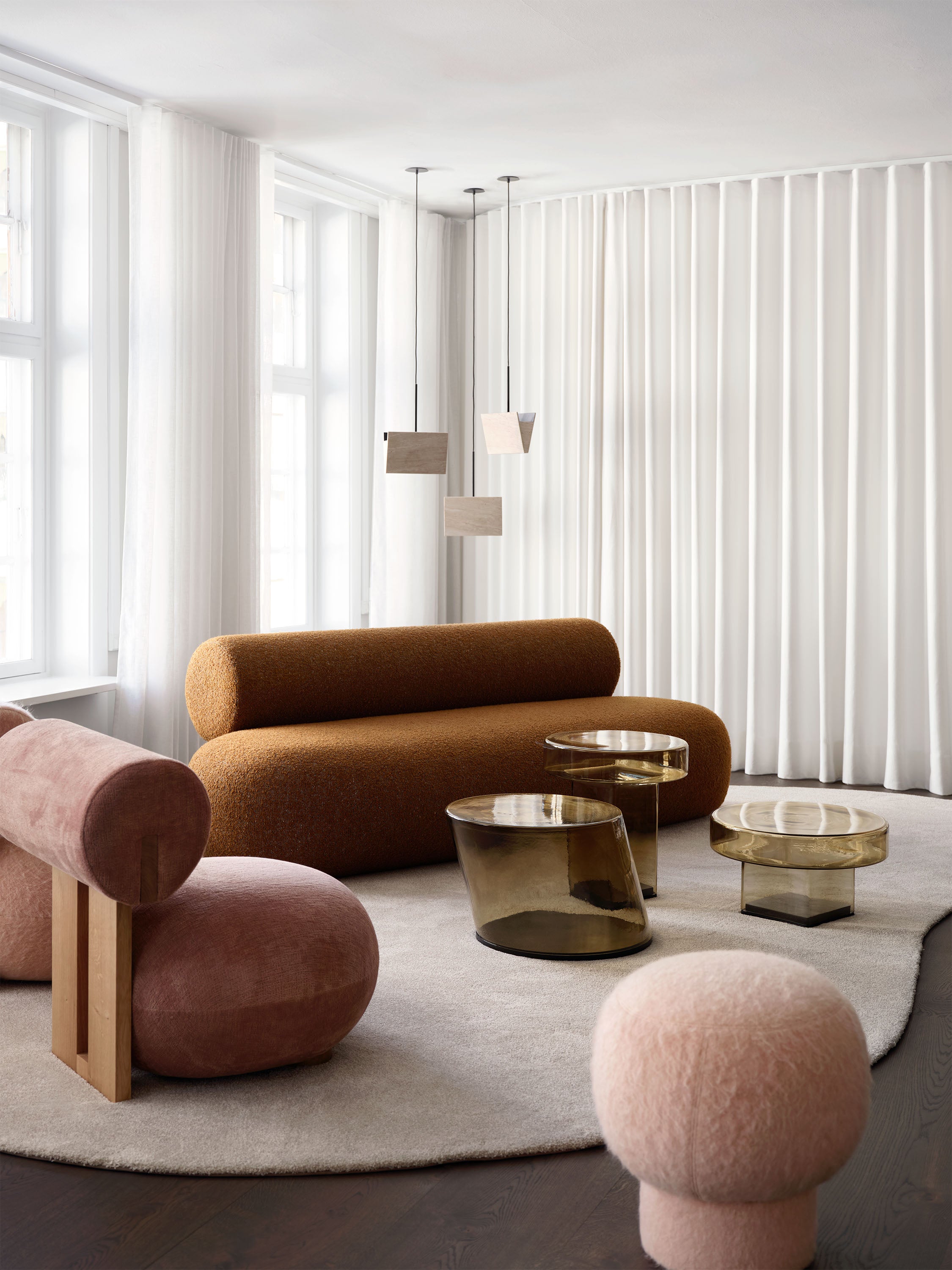 Tilt Coffee Table - Glass