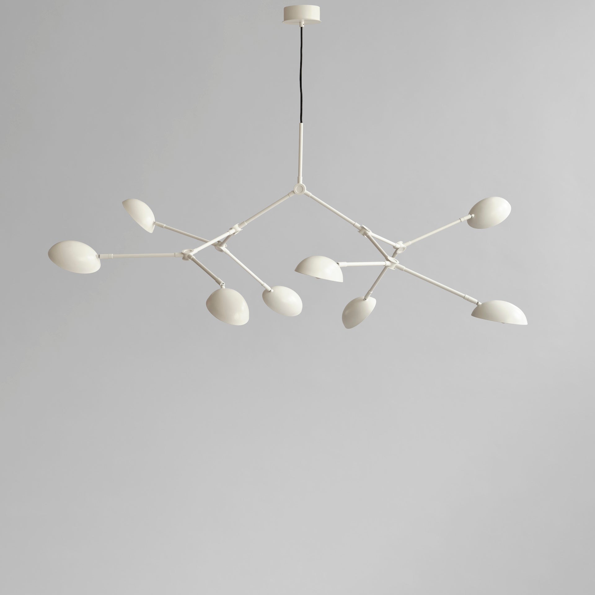 Drop Chandelier - White