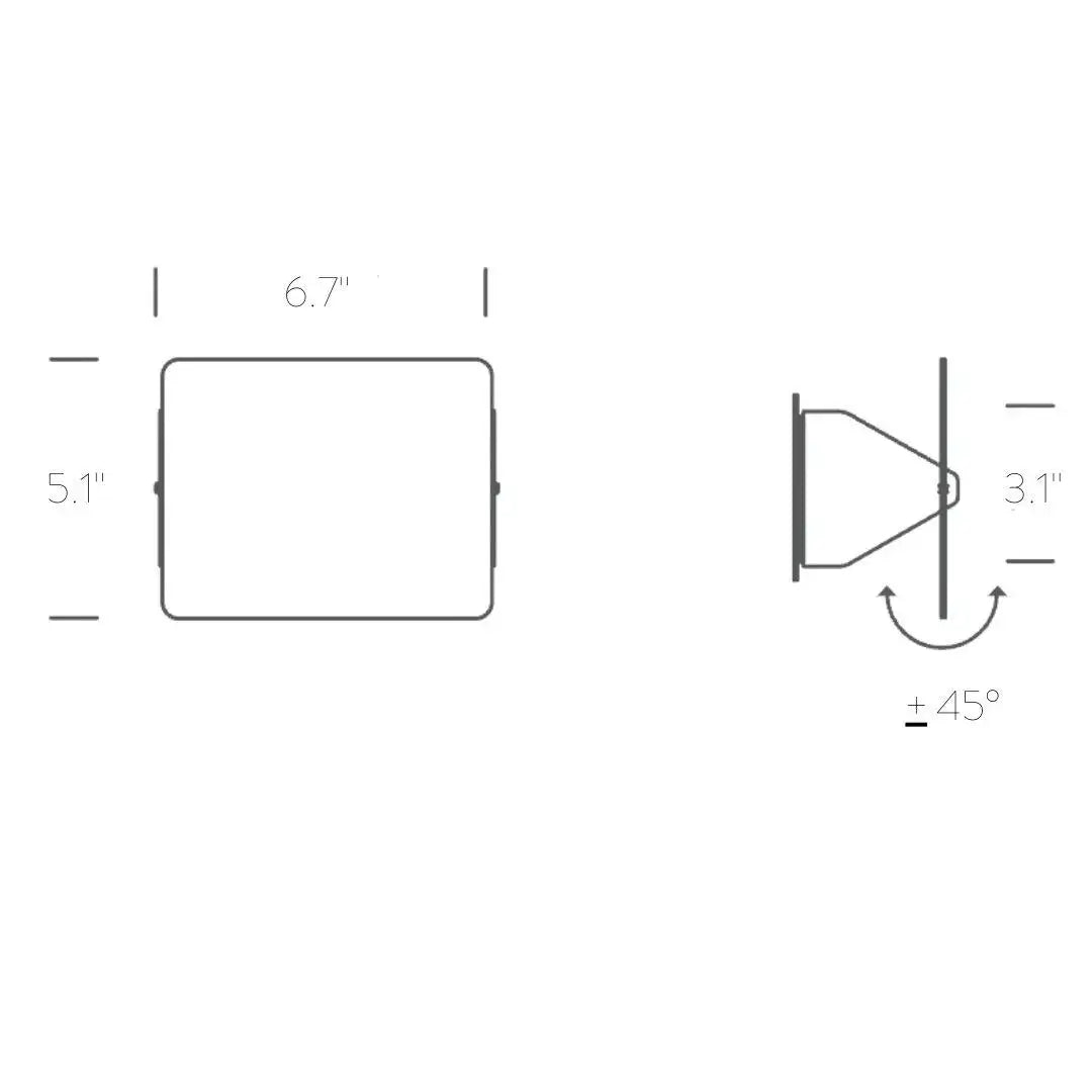 Applique à Volet Pivotant - Blue