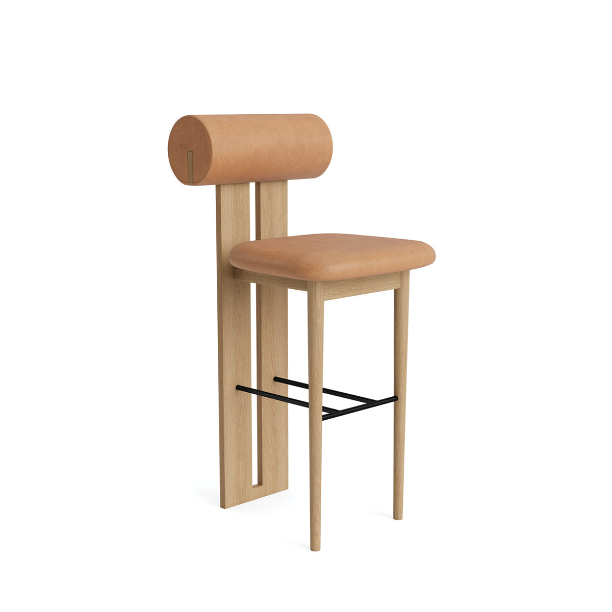Hippo Bar Chair | Leather