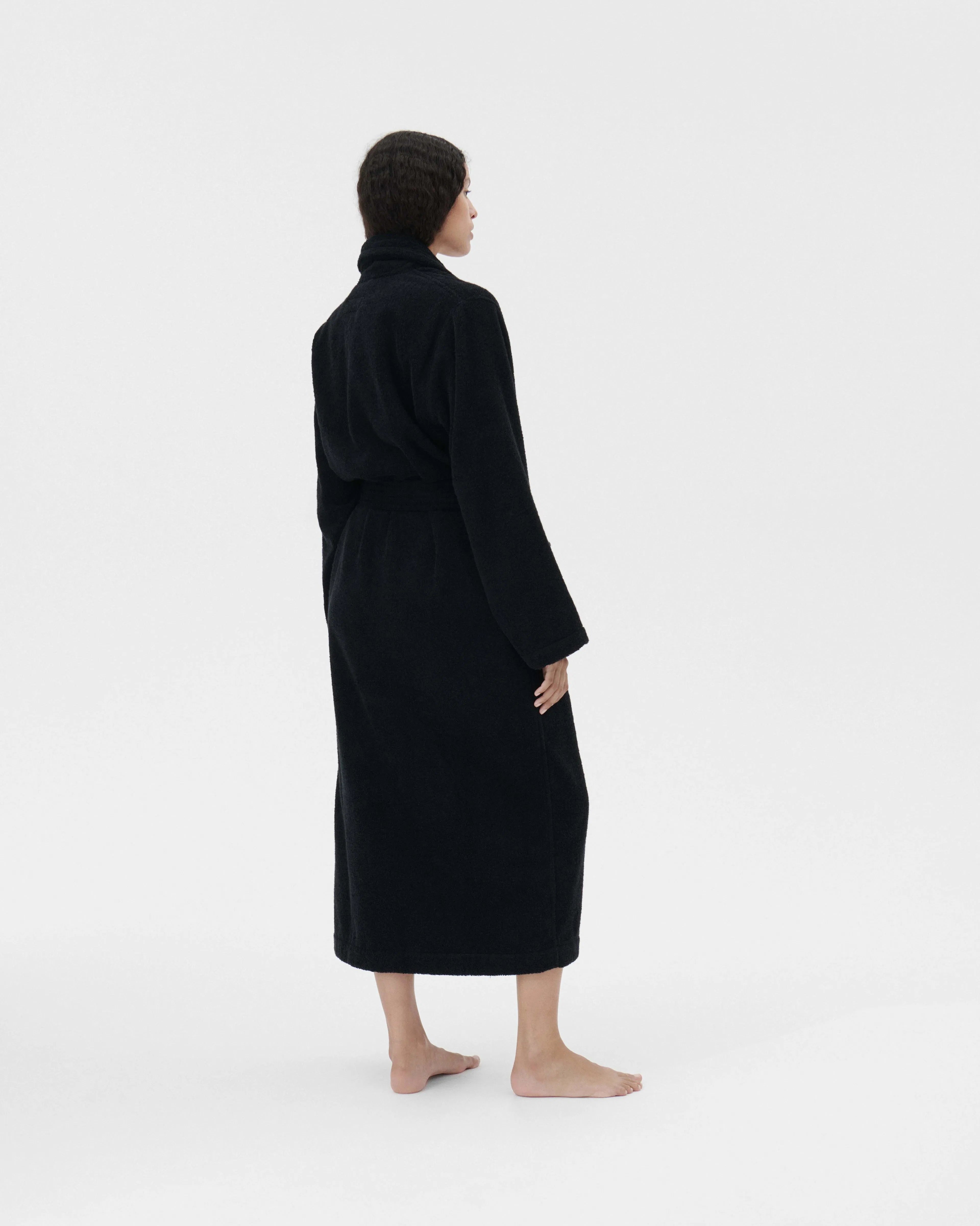 Tekla Classic Bathrobe Black
