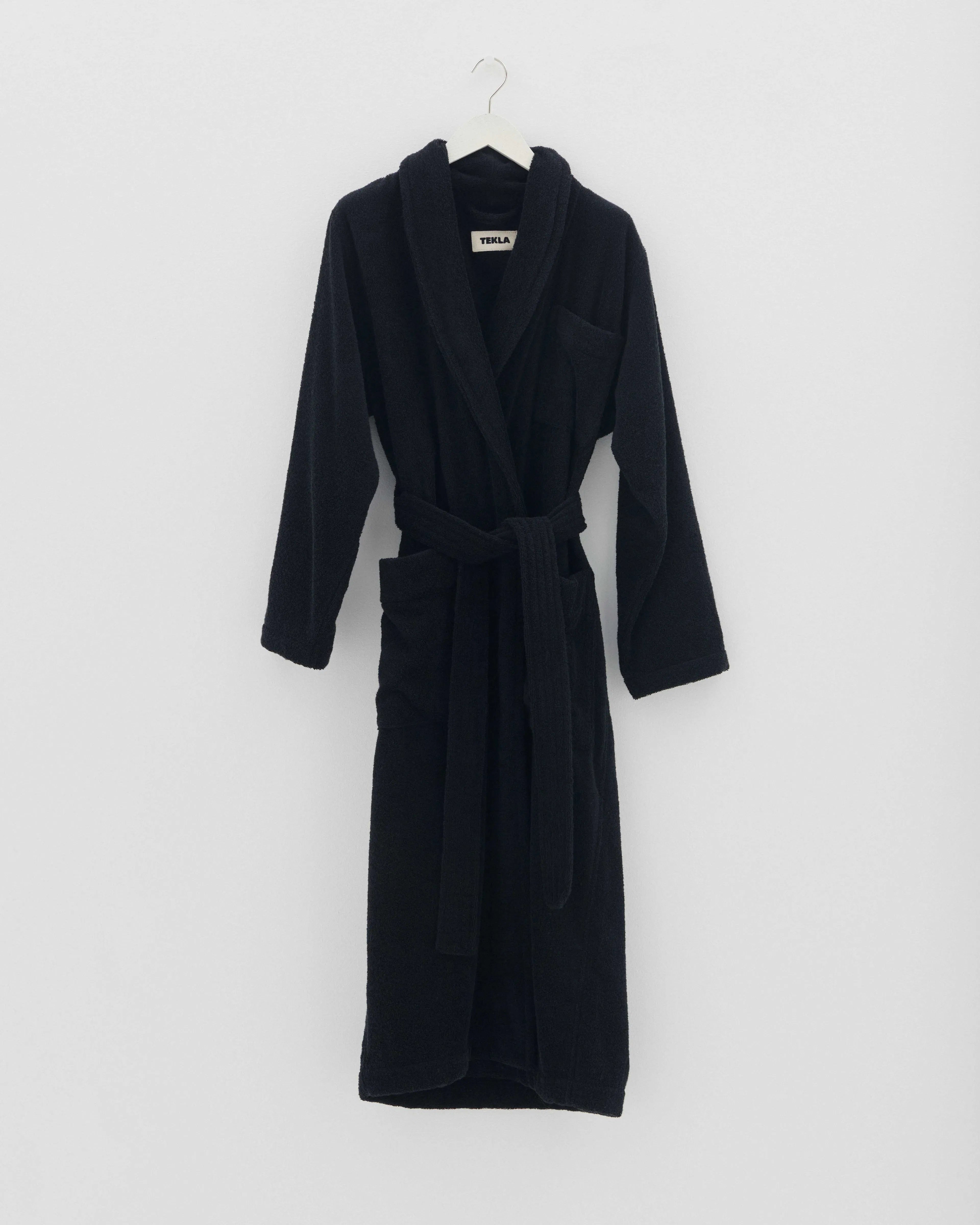 Tekla Classic Bathrobe Black