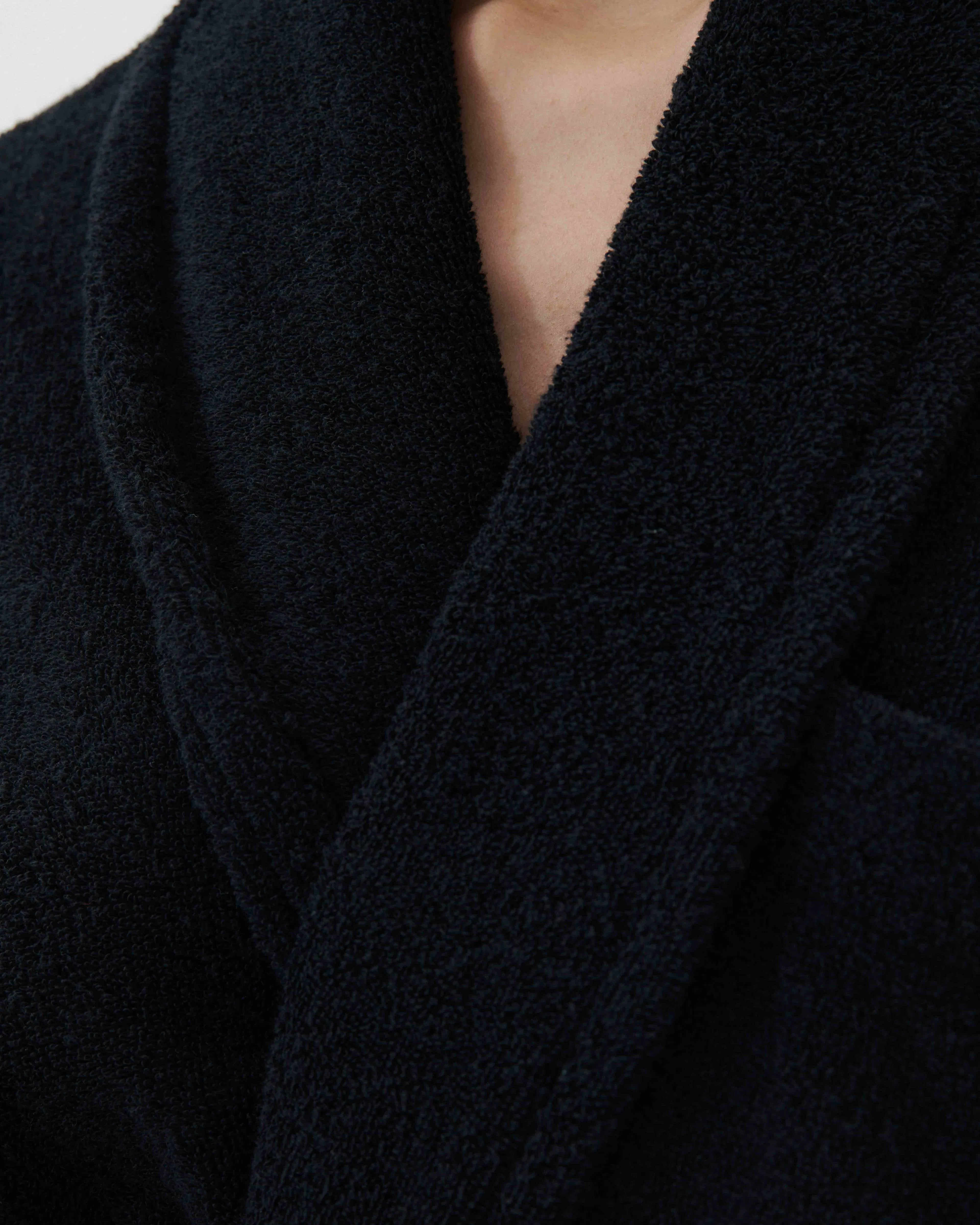 Tekla Classic Bathrobe Black