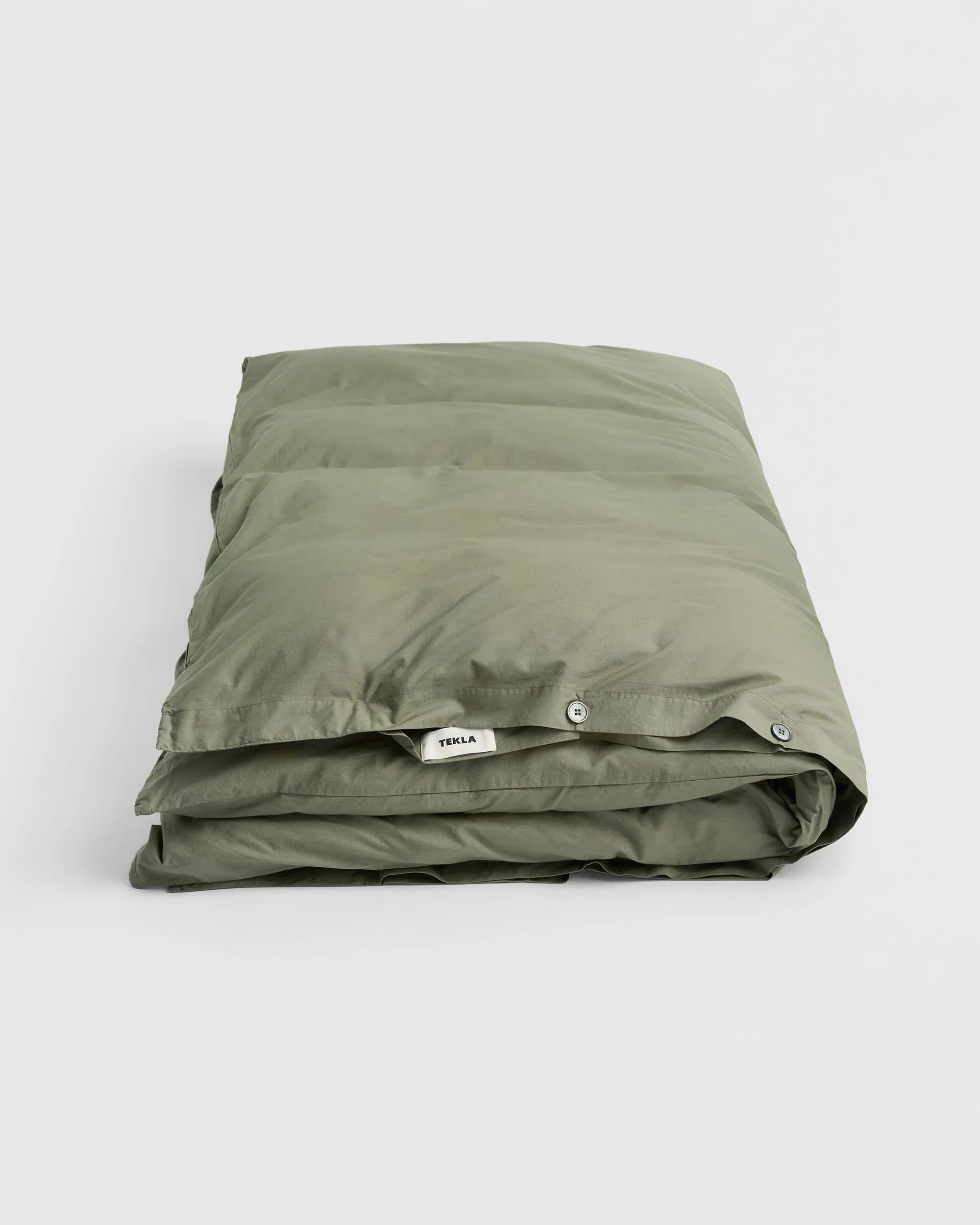 Percale Rúmföt Olive Green