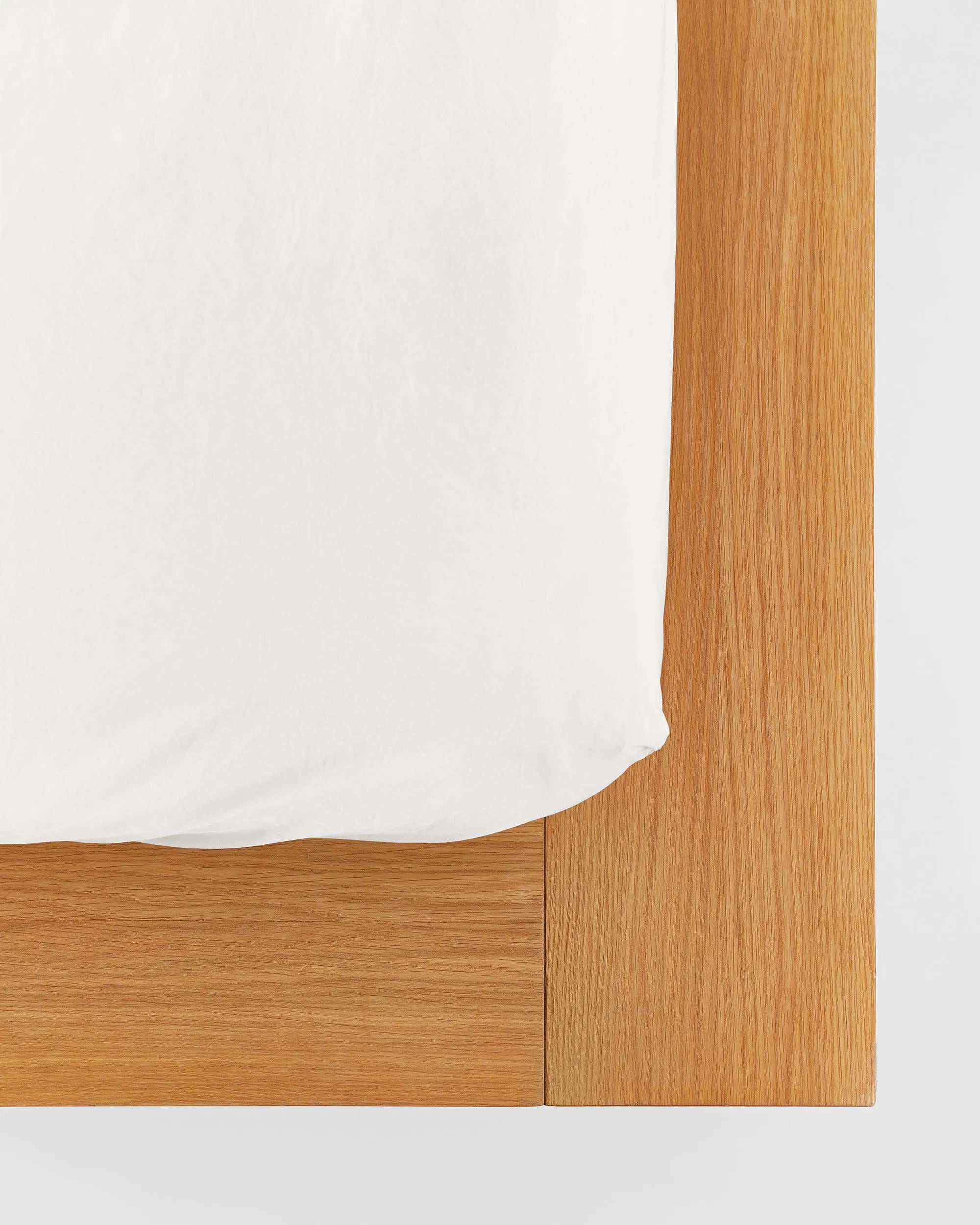 Percale Fitted Sheet Broken White