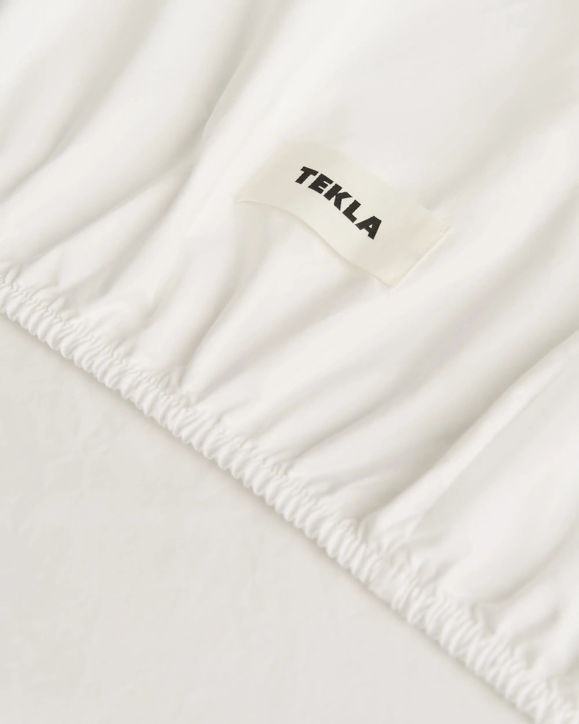 Percale Fitted Sheet Broken White