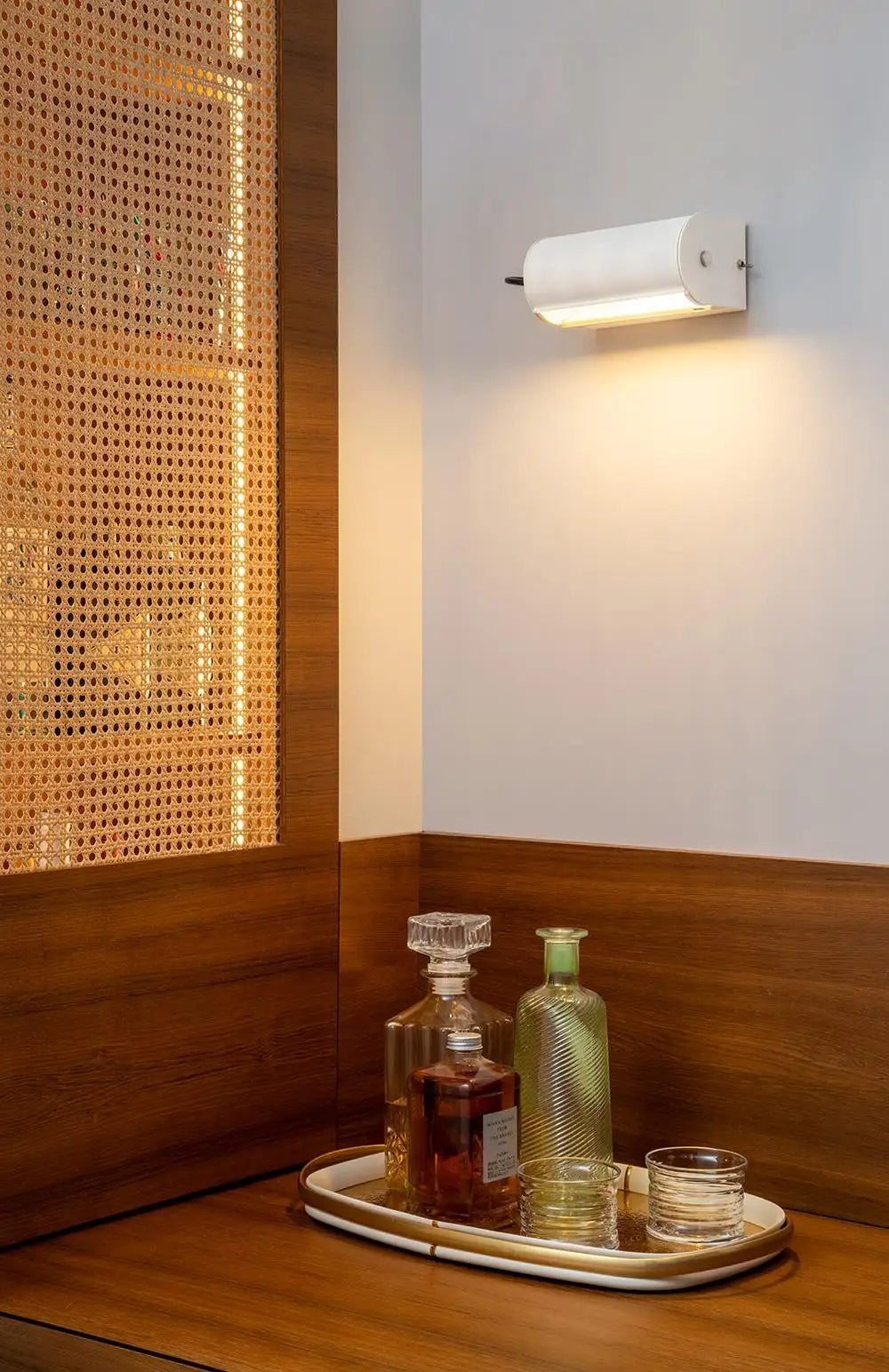 Applique Cylindrique Petite - White