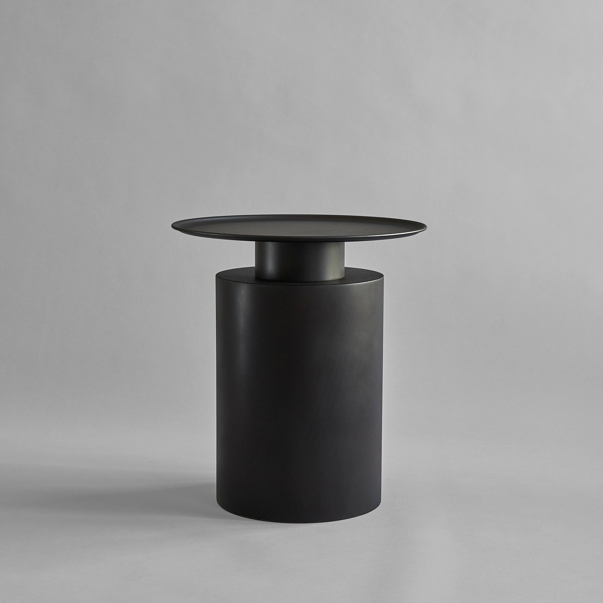Pillar Coffee Table - Tall - Burned Black