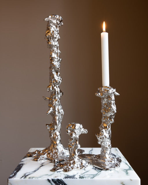 Drip Kertastjaki Silfur Small