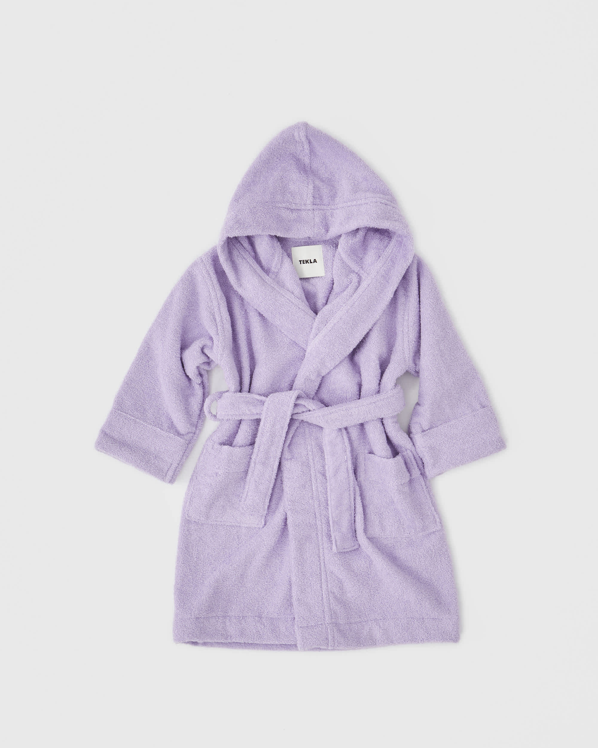 Tekla Kids Bathrobe Lavender