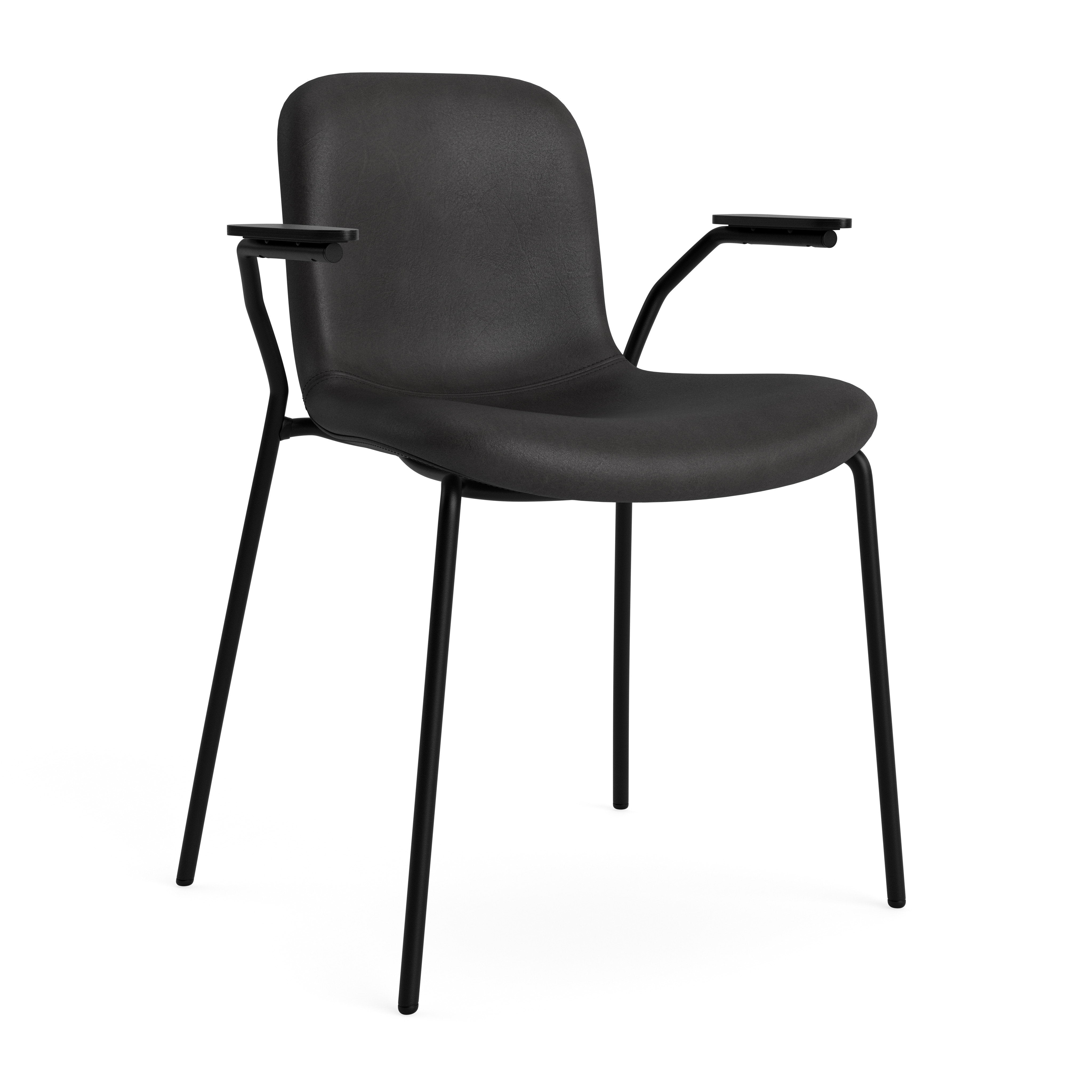Langue Chair Soft | Steel Armrest | Leather