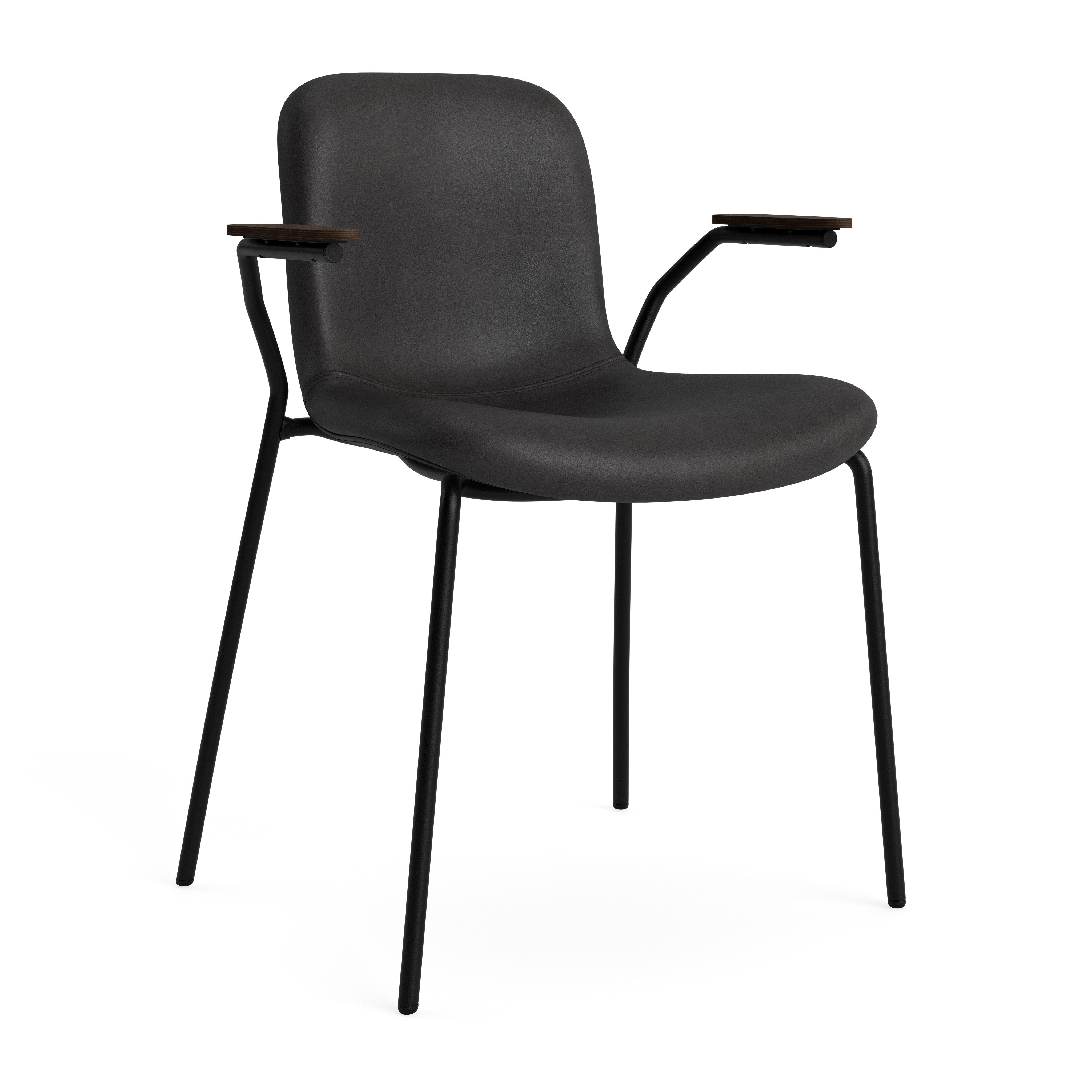 Langue Chair Soft | Steel Armrest | Leather
