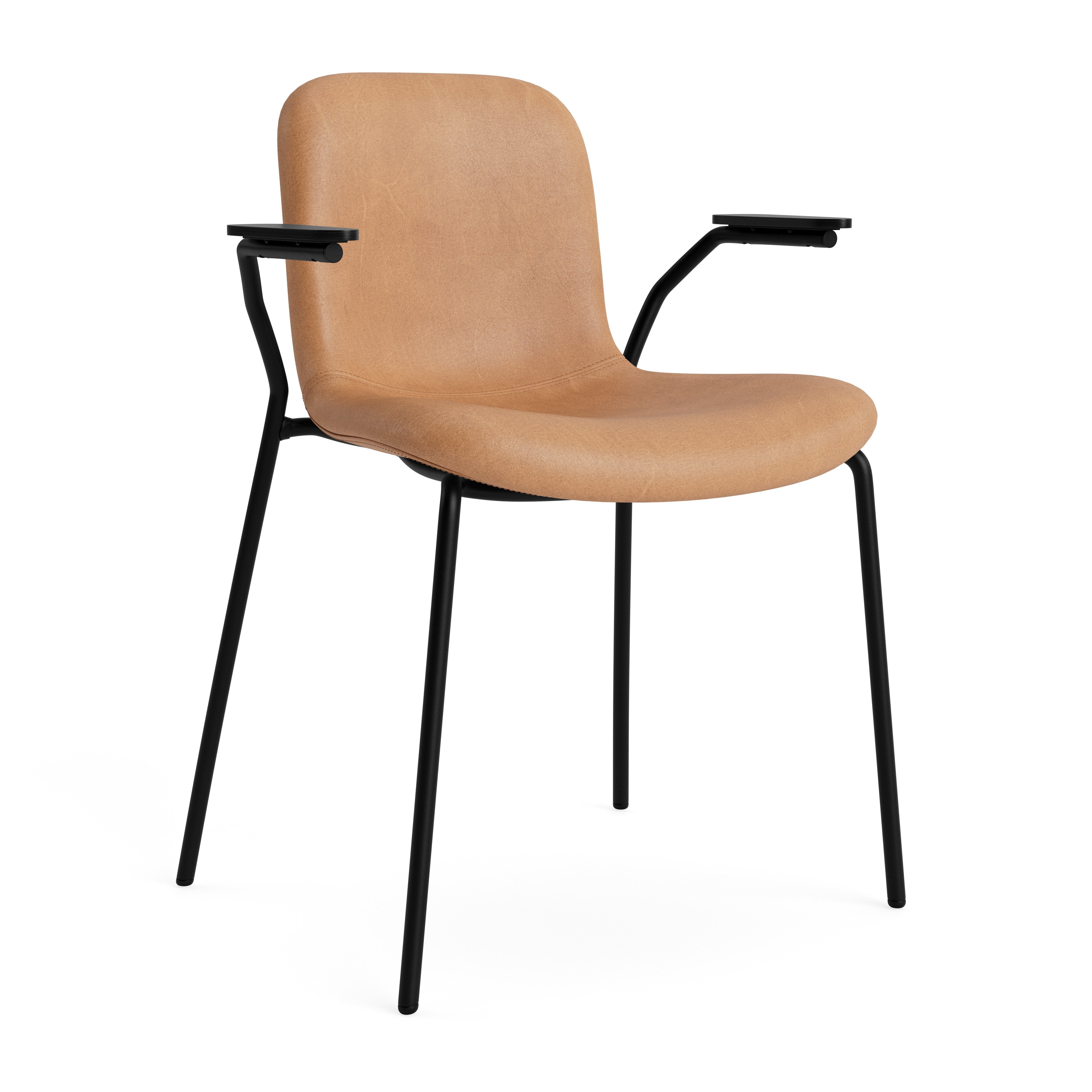 Langue Chair Soft | Steel Armrest | Leather