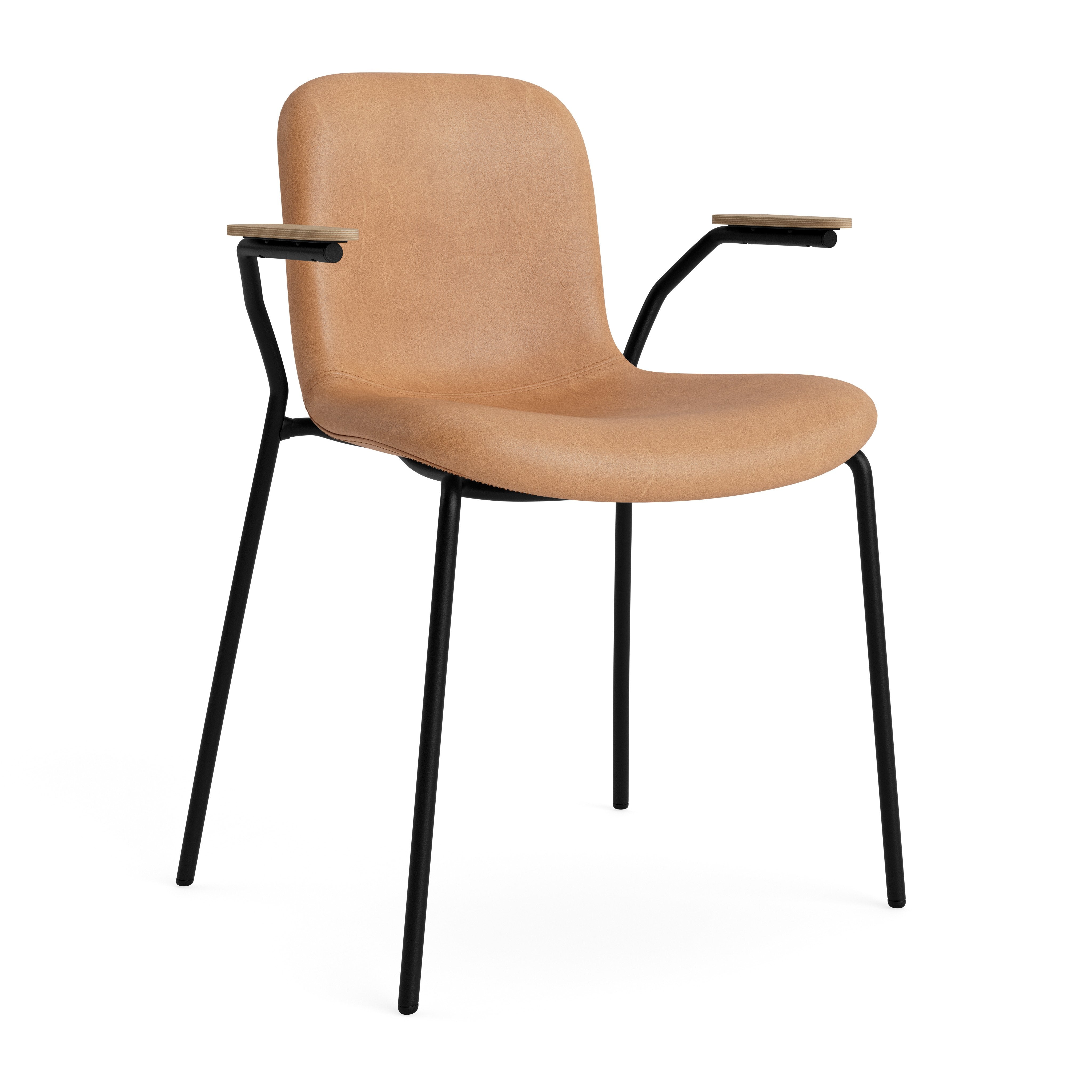 Langue Chair Soft | Steel Armrest | Leather