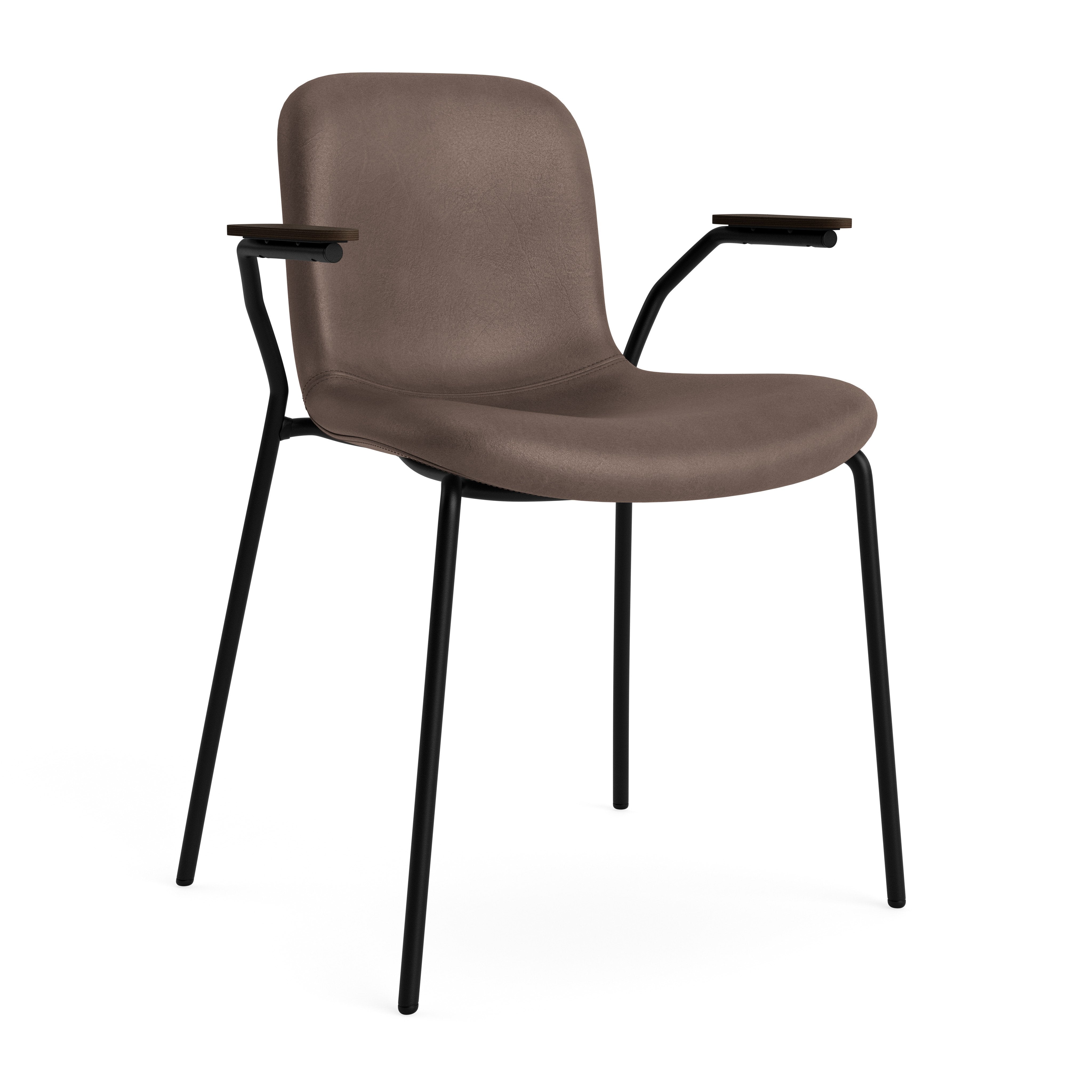 Langue Chair Soft | Steel Armrest | Leather
