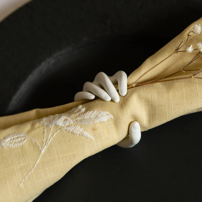 Hand Napkin Rings Trio