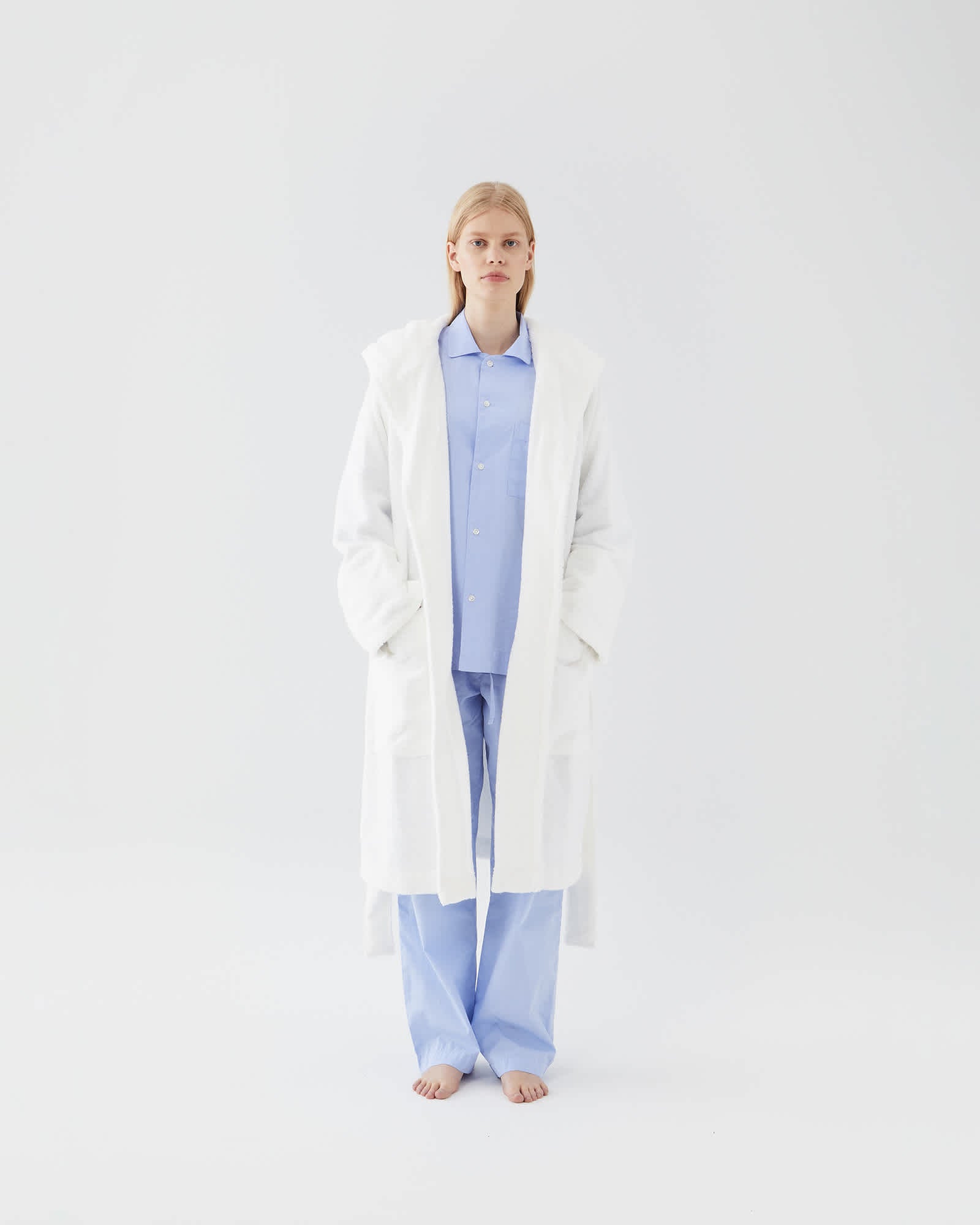 Tekla Hooded Bathrobe Snow White