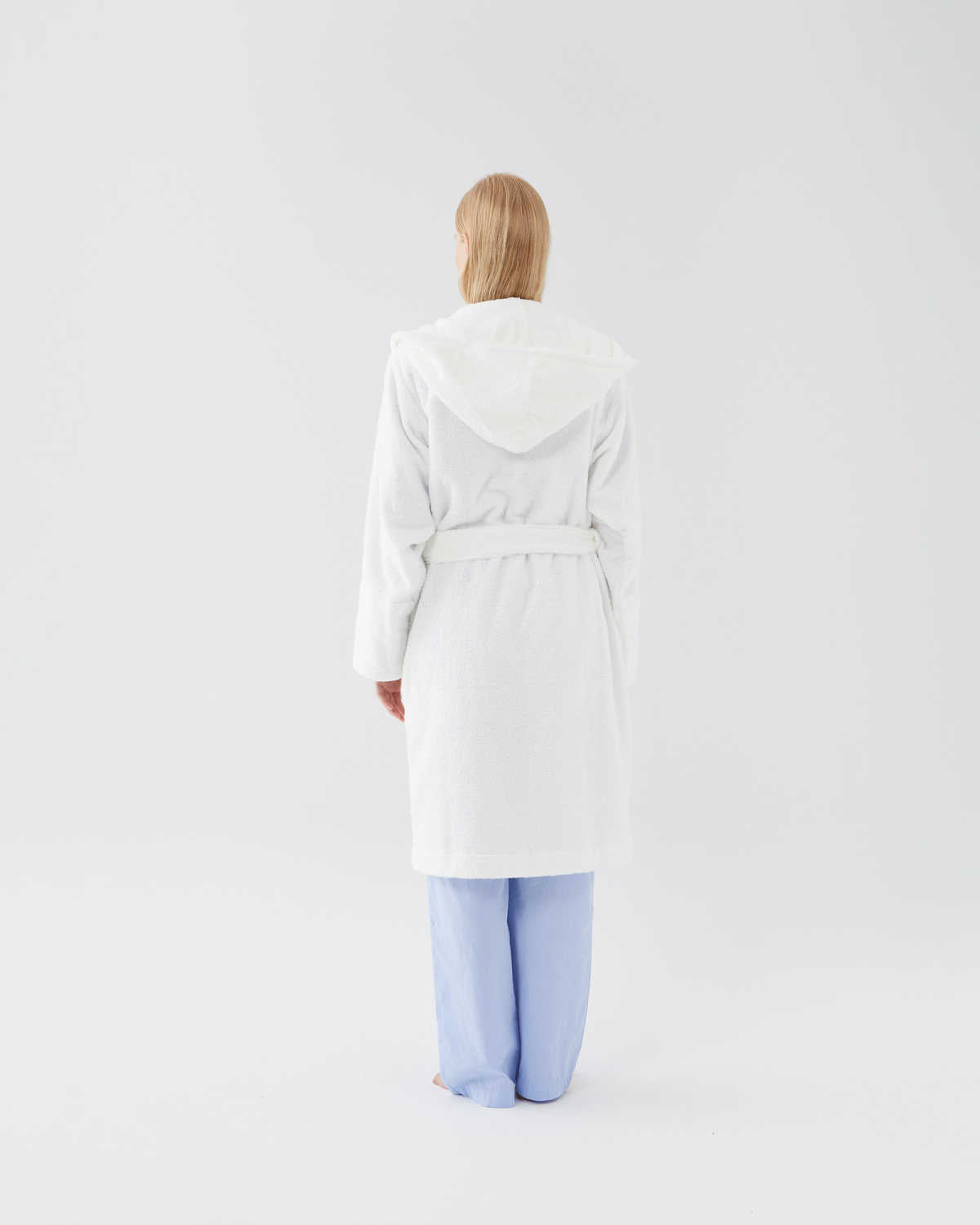 Tekla Hooded Bathrobe Snow White
