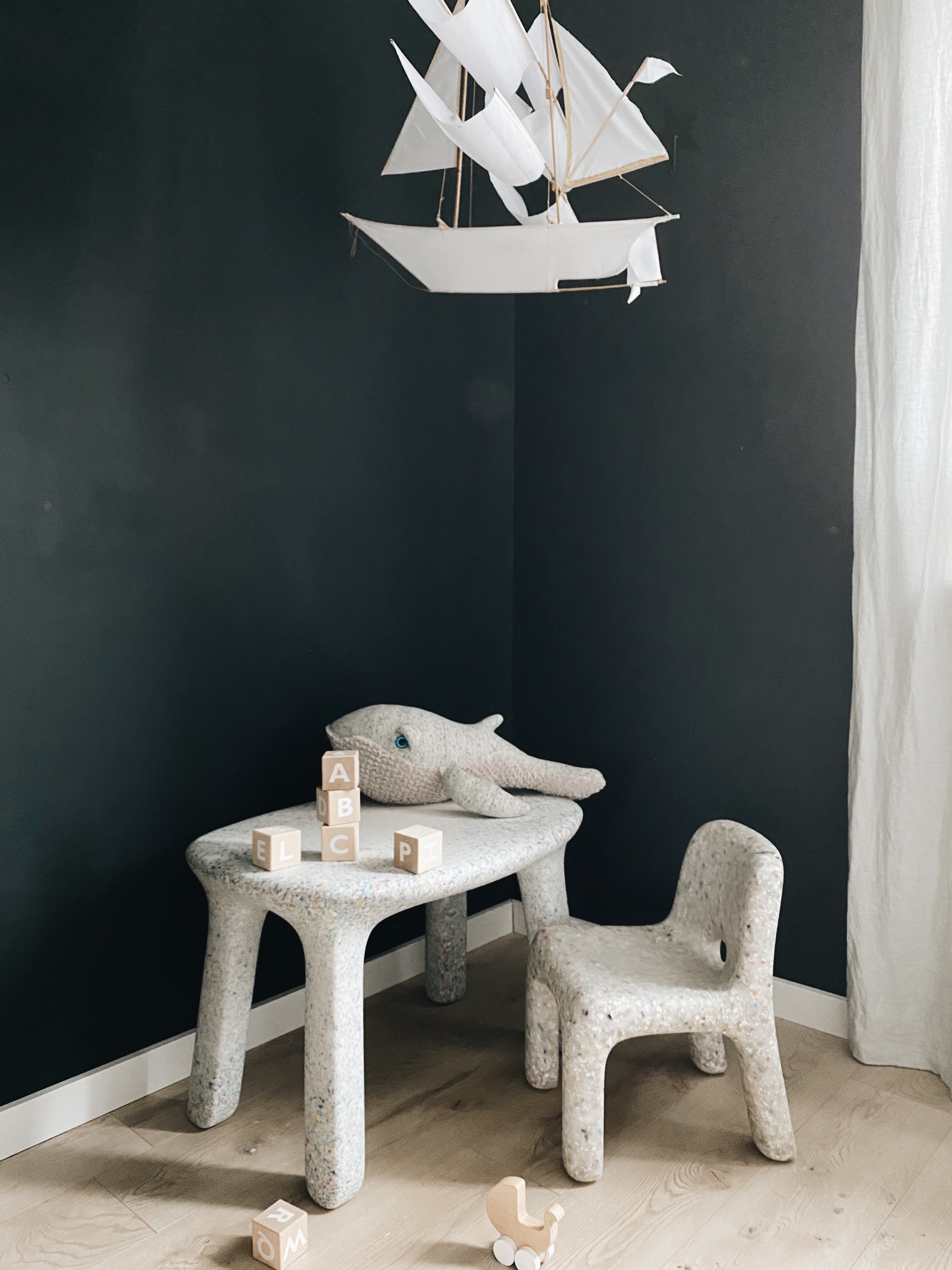 ecoBirdy Charlie Chair Off-White