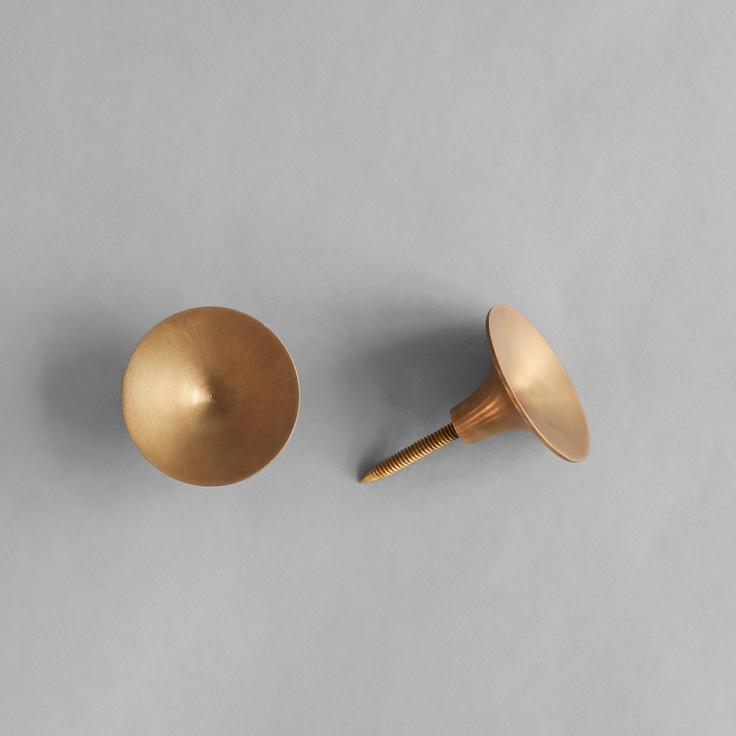 HiHat Knobs, Midi - Brass