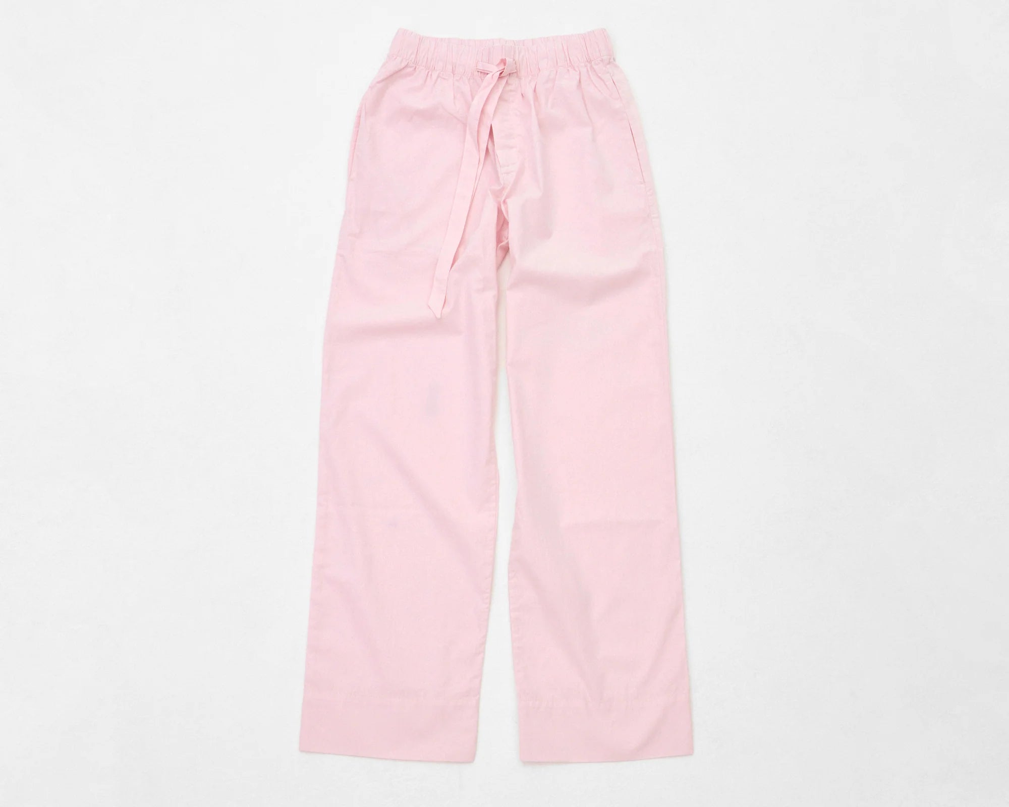 Tekla Poplin Náttbuxur Soft Pink