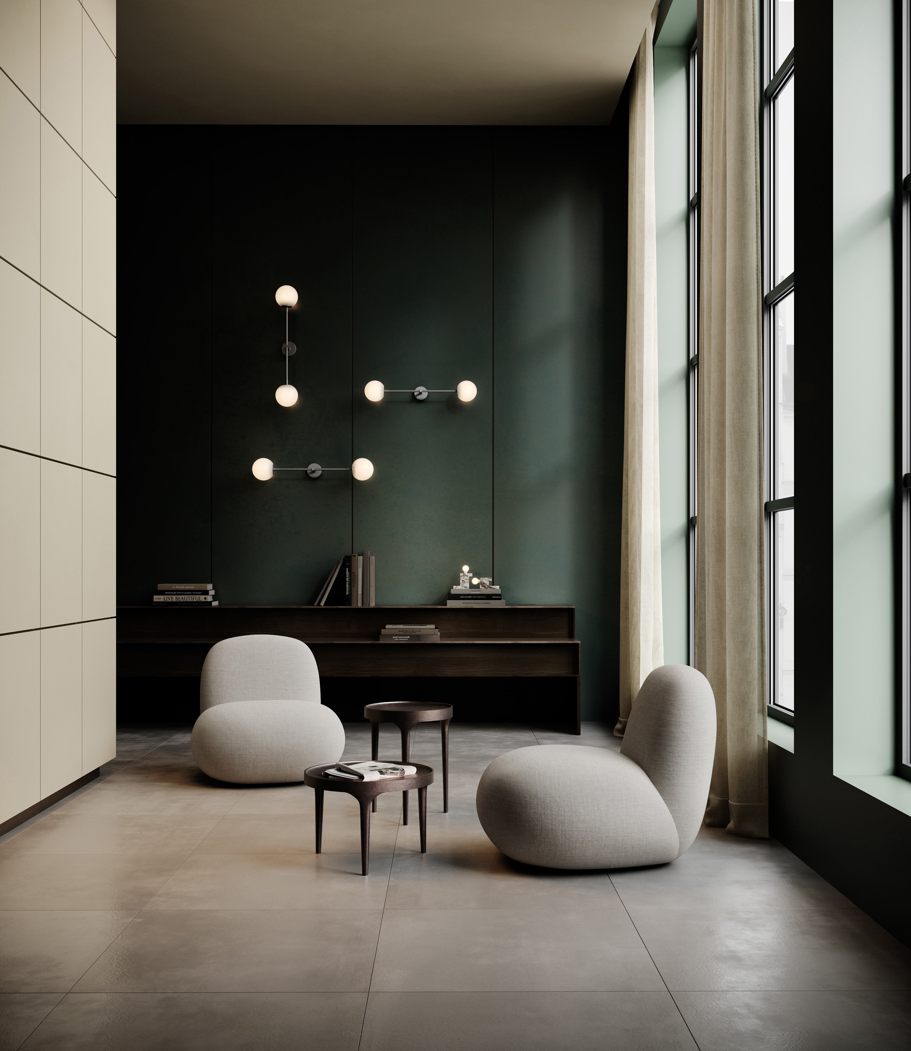 Phantom Table, Low - Burn Antique