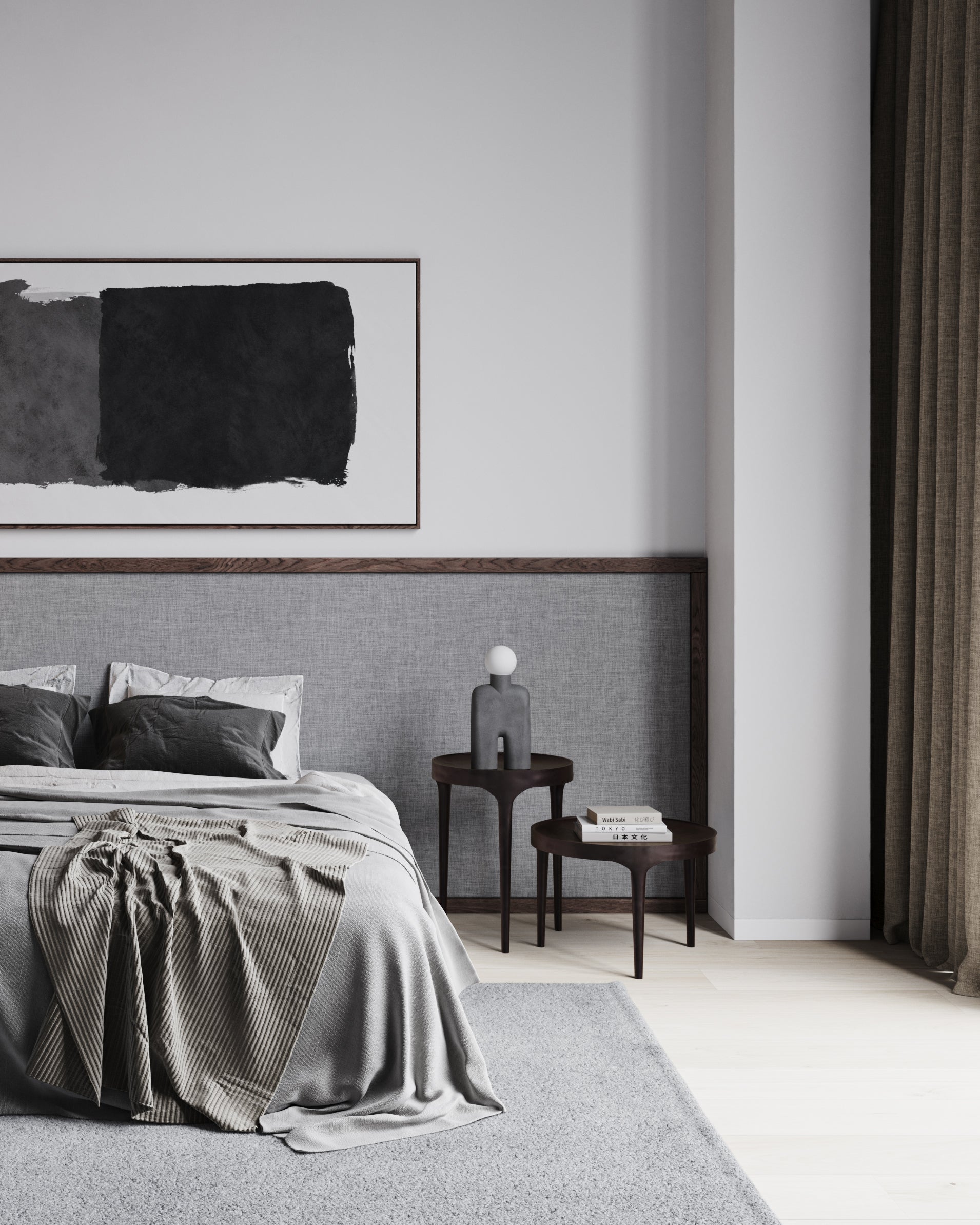 Phantom Table, Tall - Burn Antique