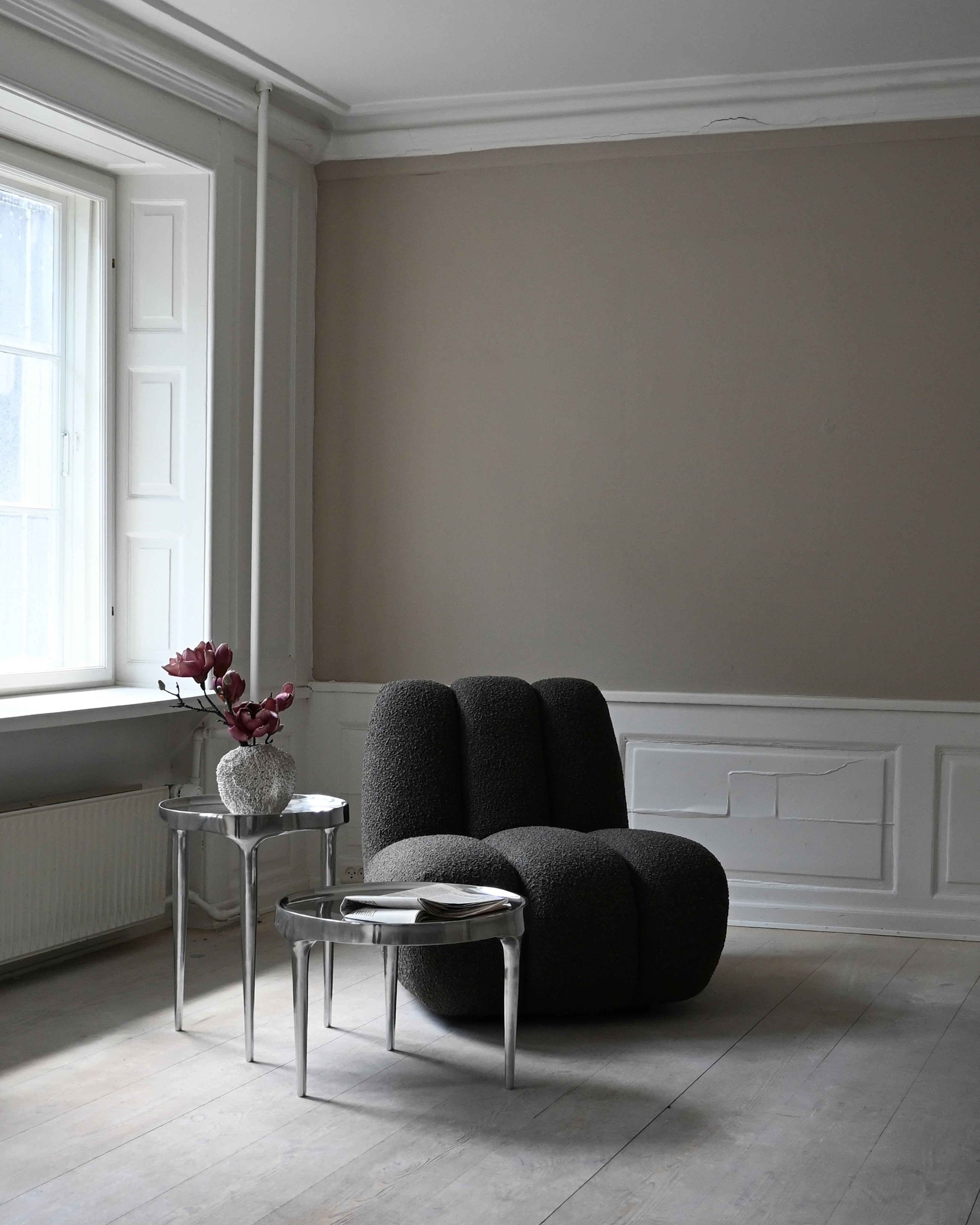 Phantom Table, Tall - Chrome