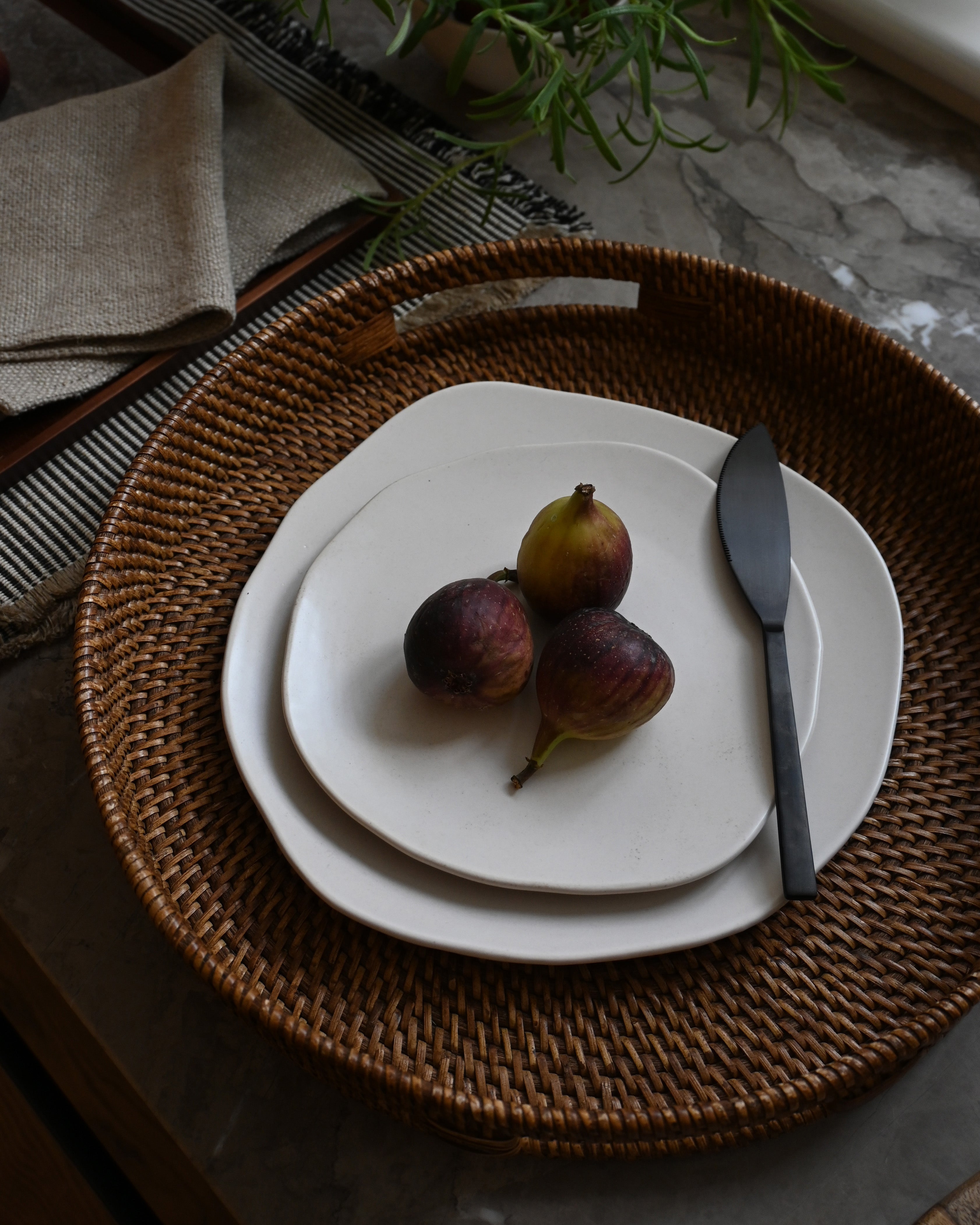 Native Dinner Plate - Birch
