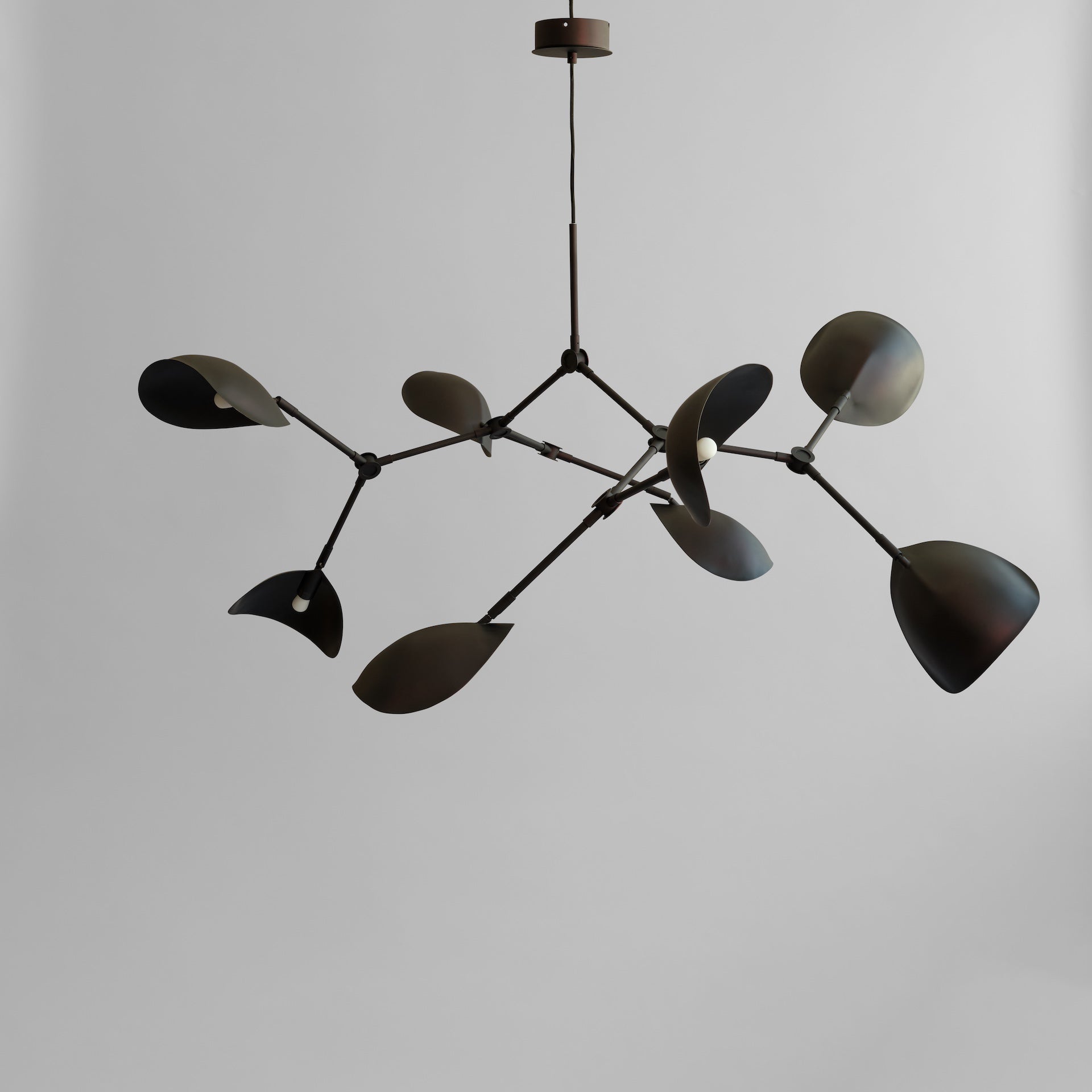Stingray Chandelier - Burned Black
