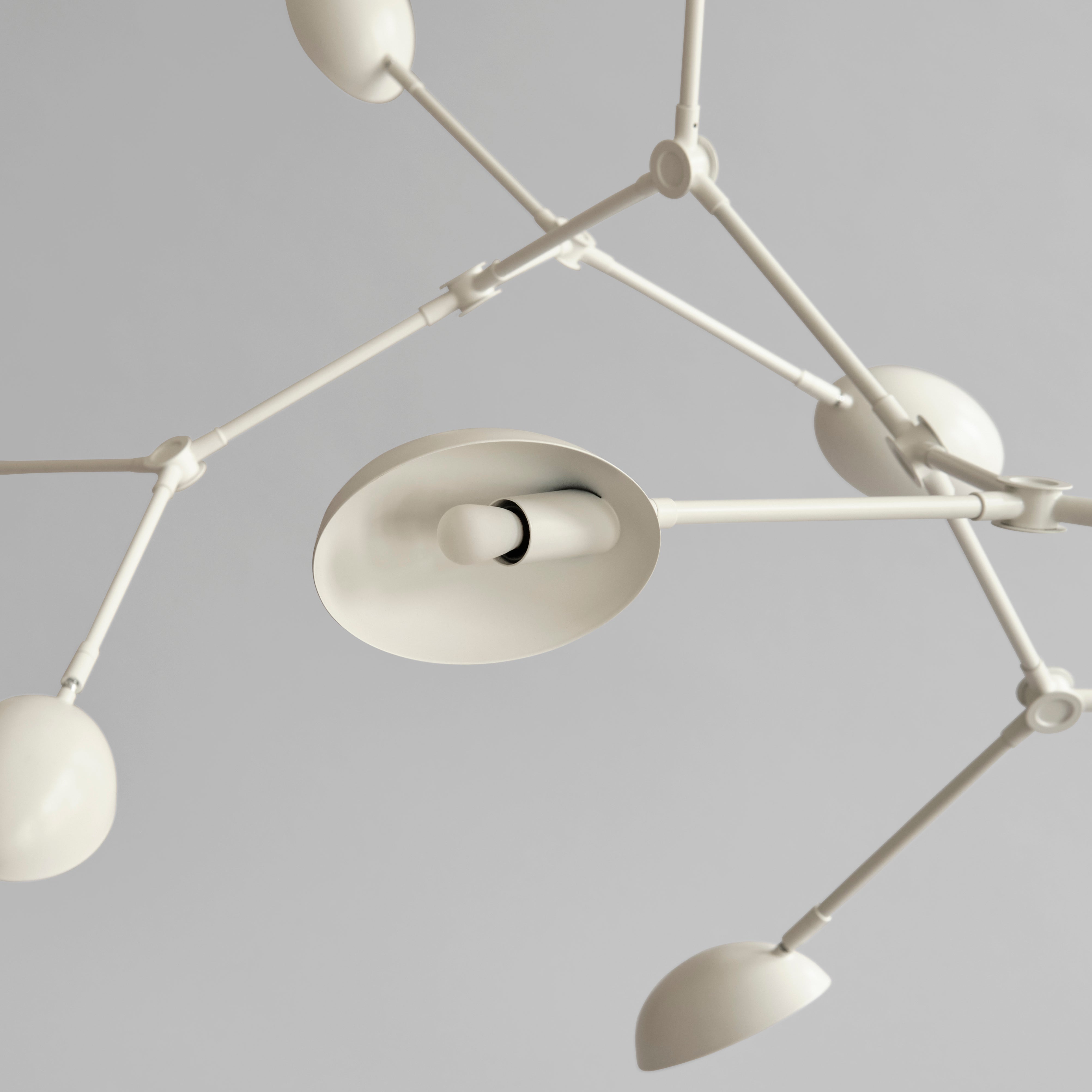 Drop Chandelier - White