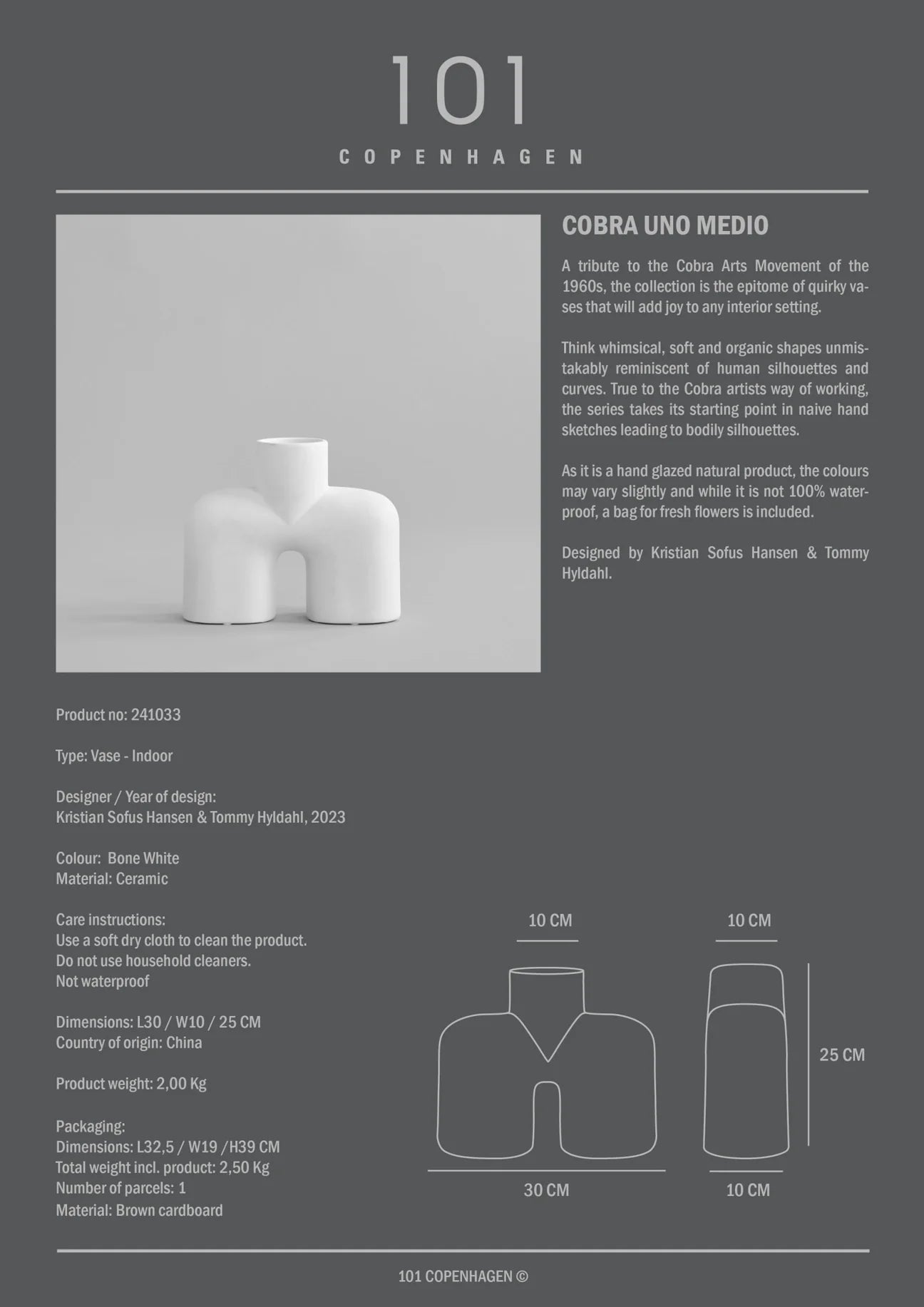 Cobra Uno, Bone White