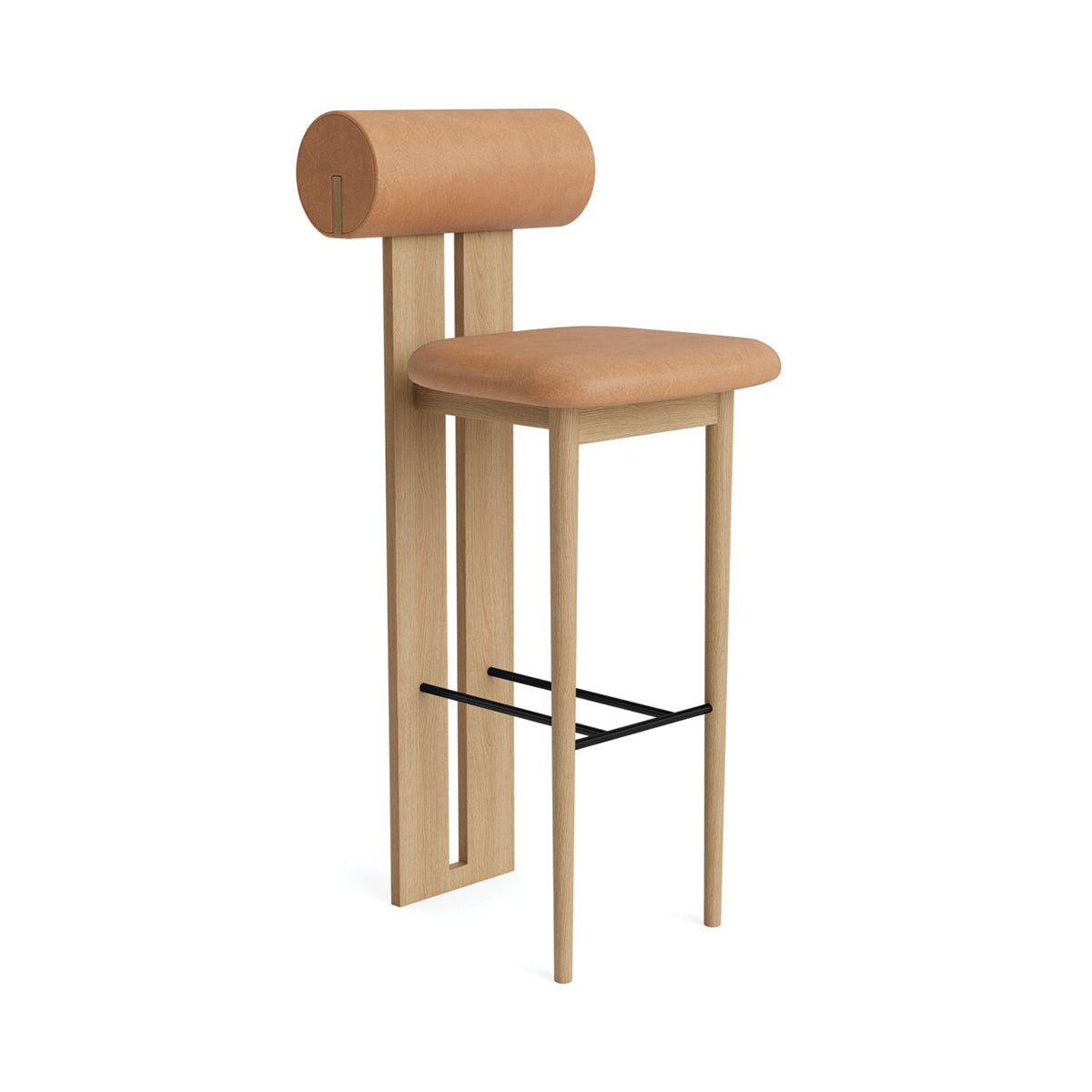 Hippo Bar Chair | Leather