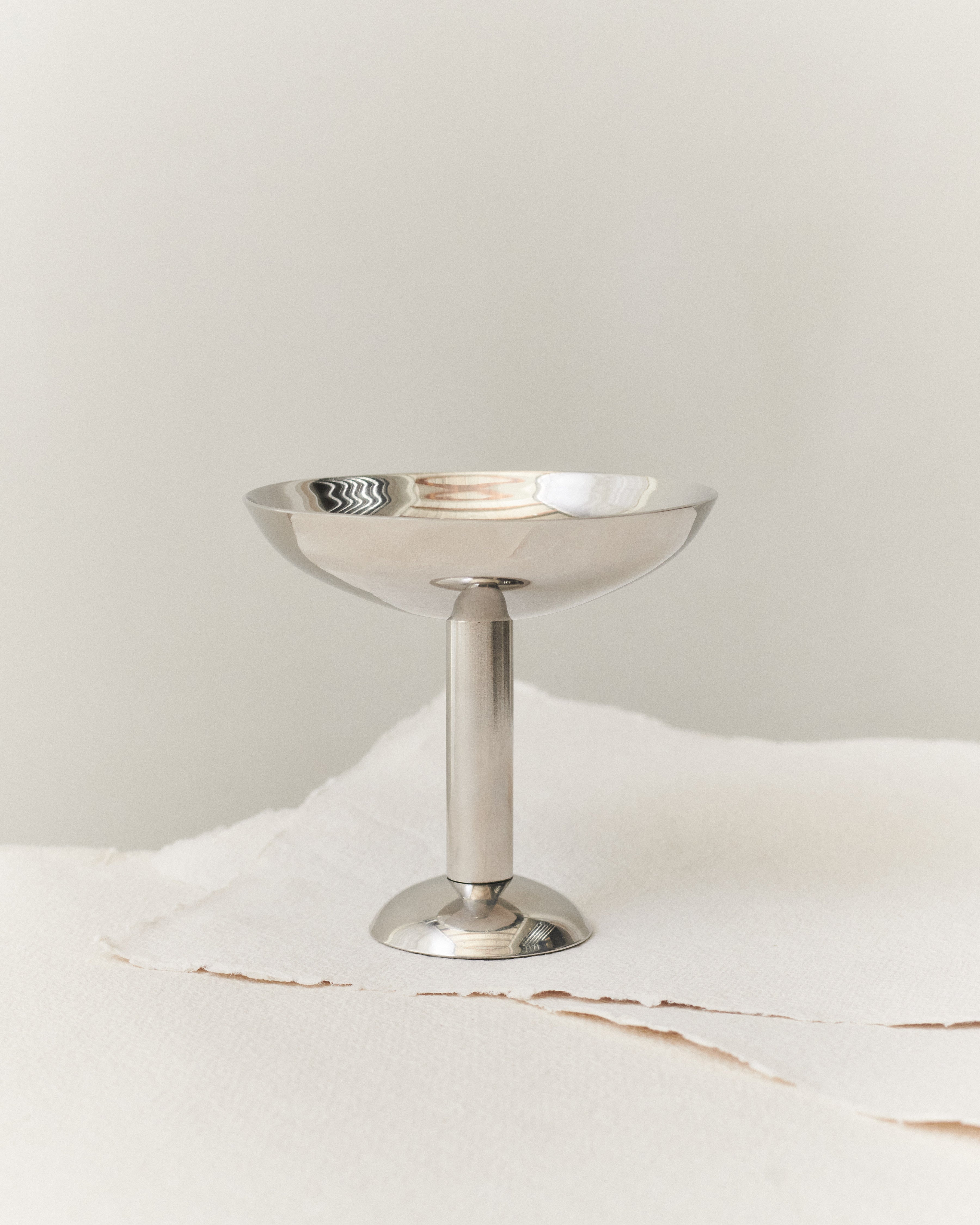 METAL CHAMPAGNE COUPE TALL