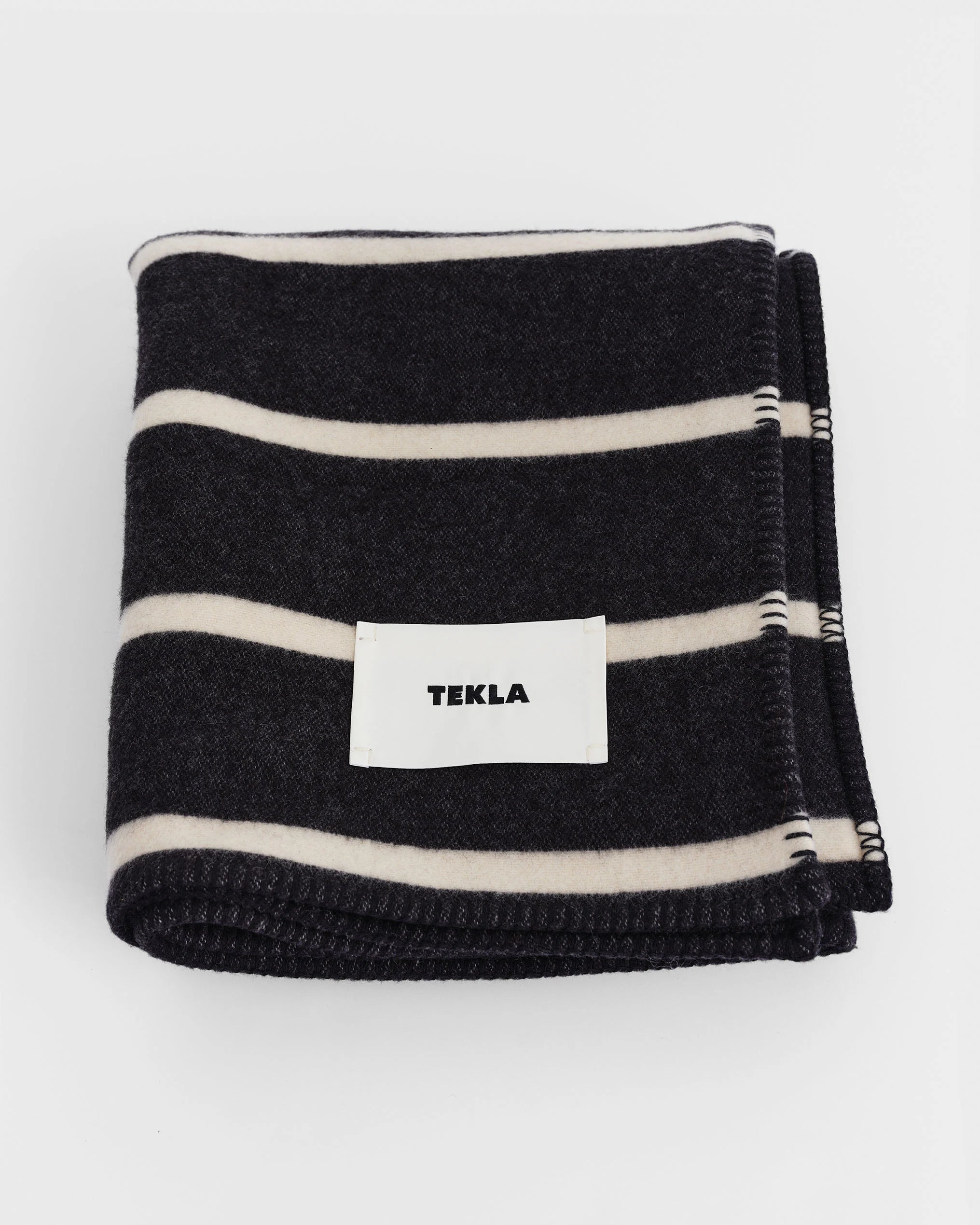 TEKLA Lambswool Blanket - Starling Stripes
