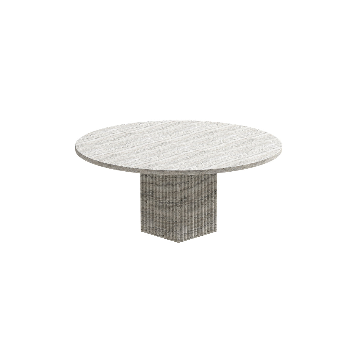 SOHO | COFFEE TABLE | SILVER TRAVERTINE