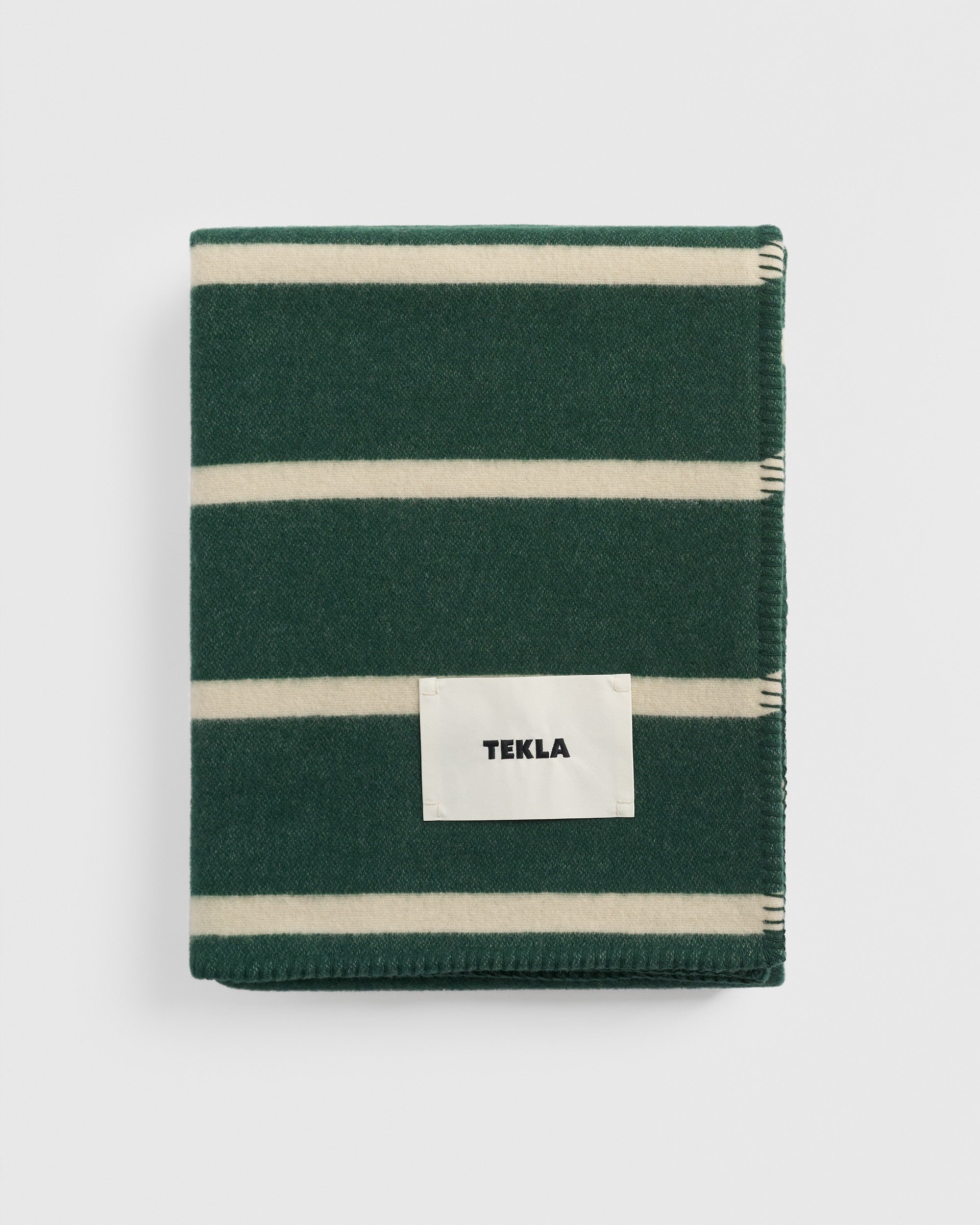 Tekla Lambswool Blanket - Rugby Stripes