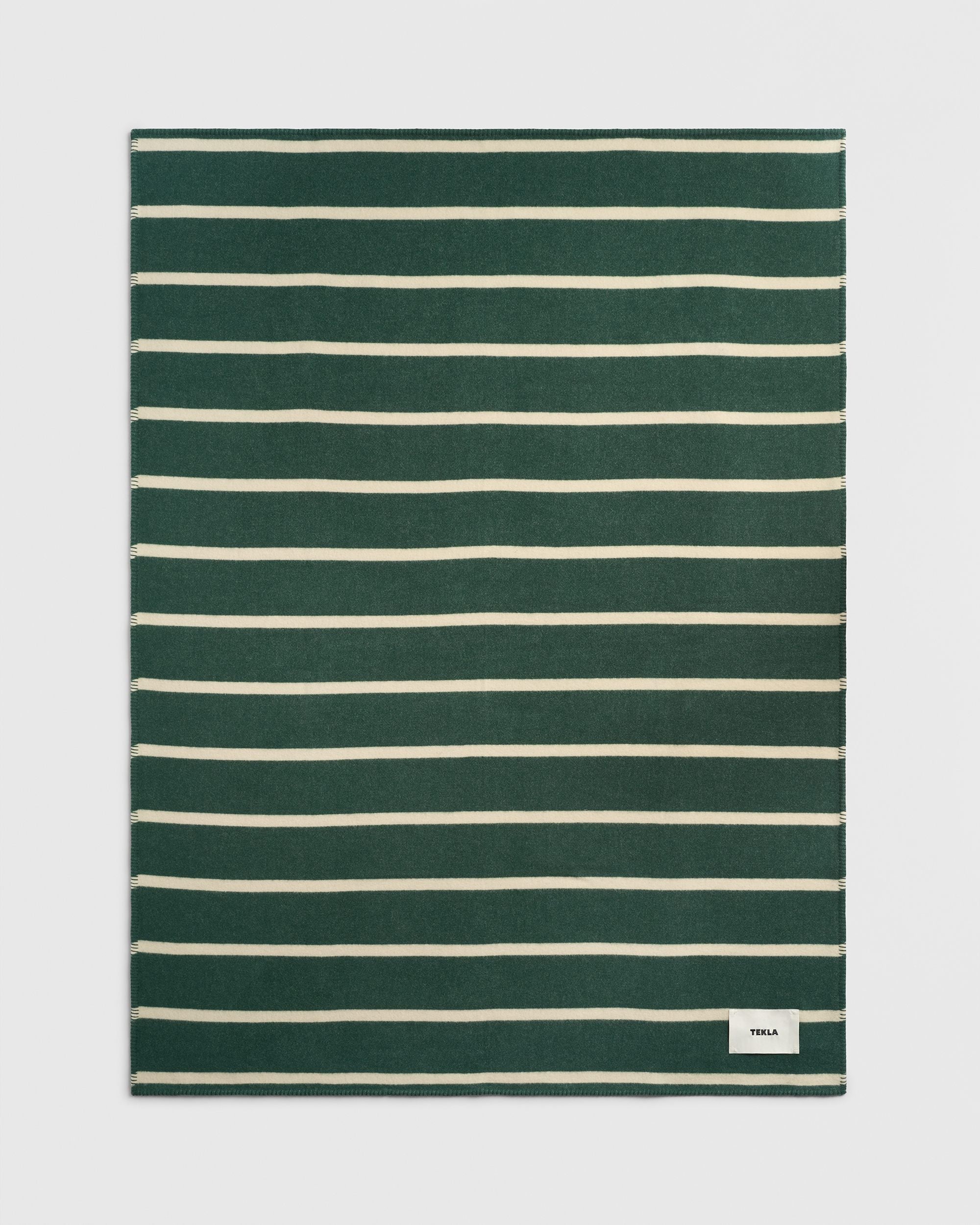 Tekla Lambswool Blanket - Rugby Stripes