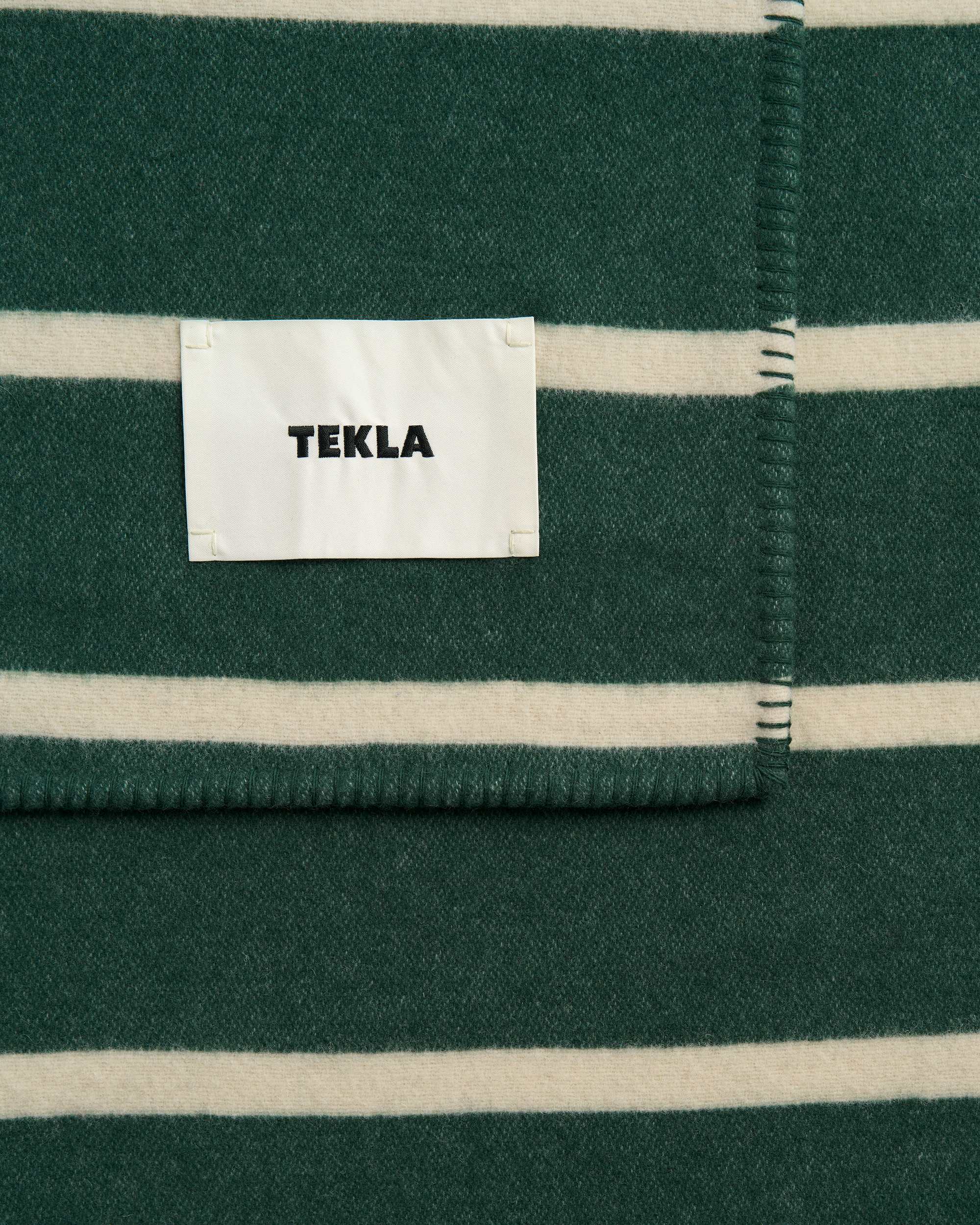 Tekla Lambswool Blanket - Rugby Stripes