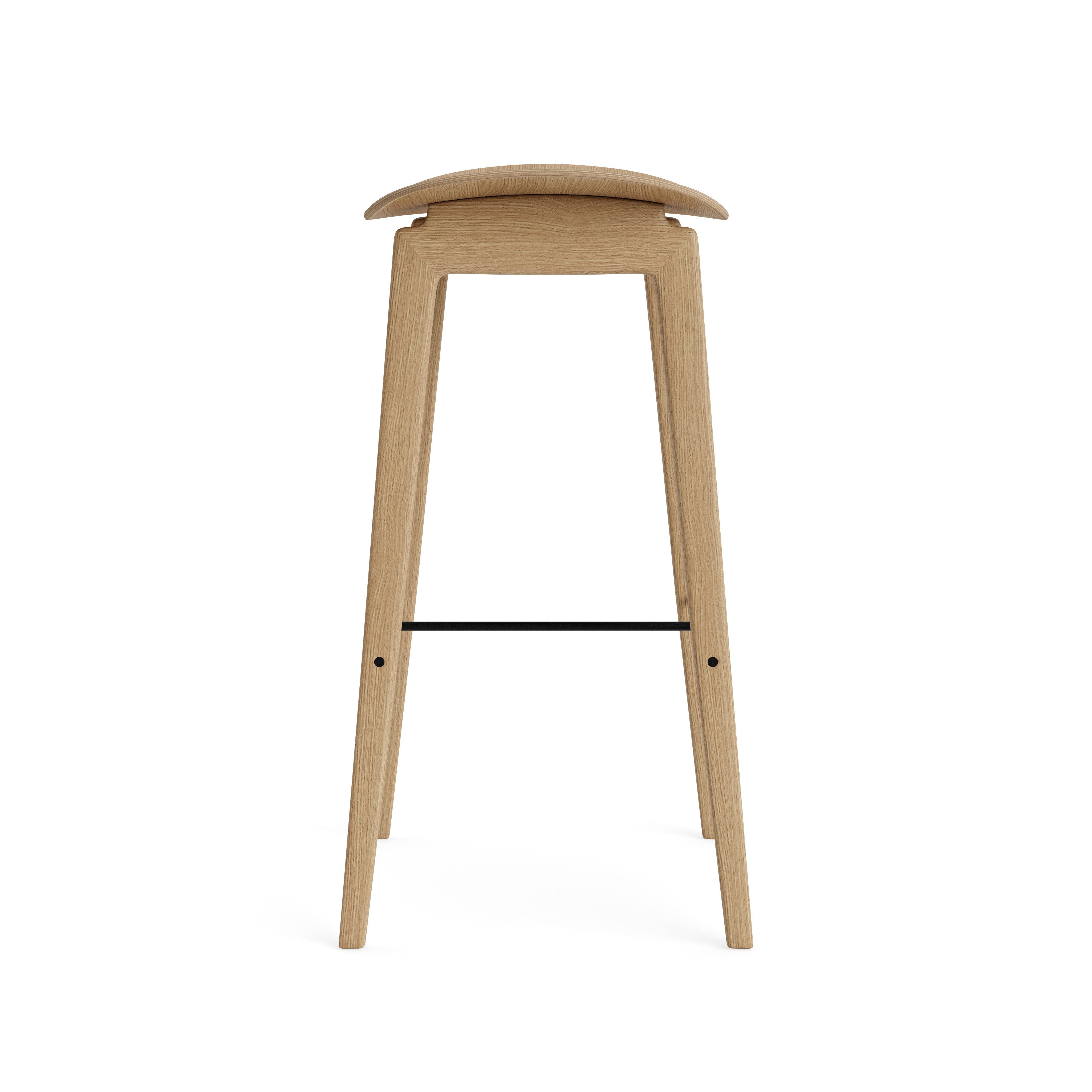 NY11 Bar Stool 65 cm  | Oak Seat