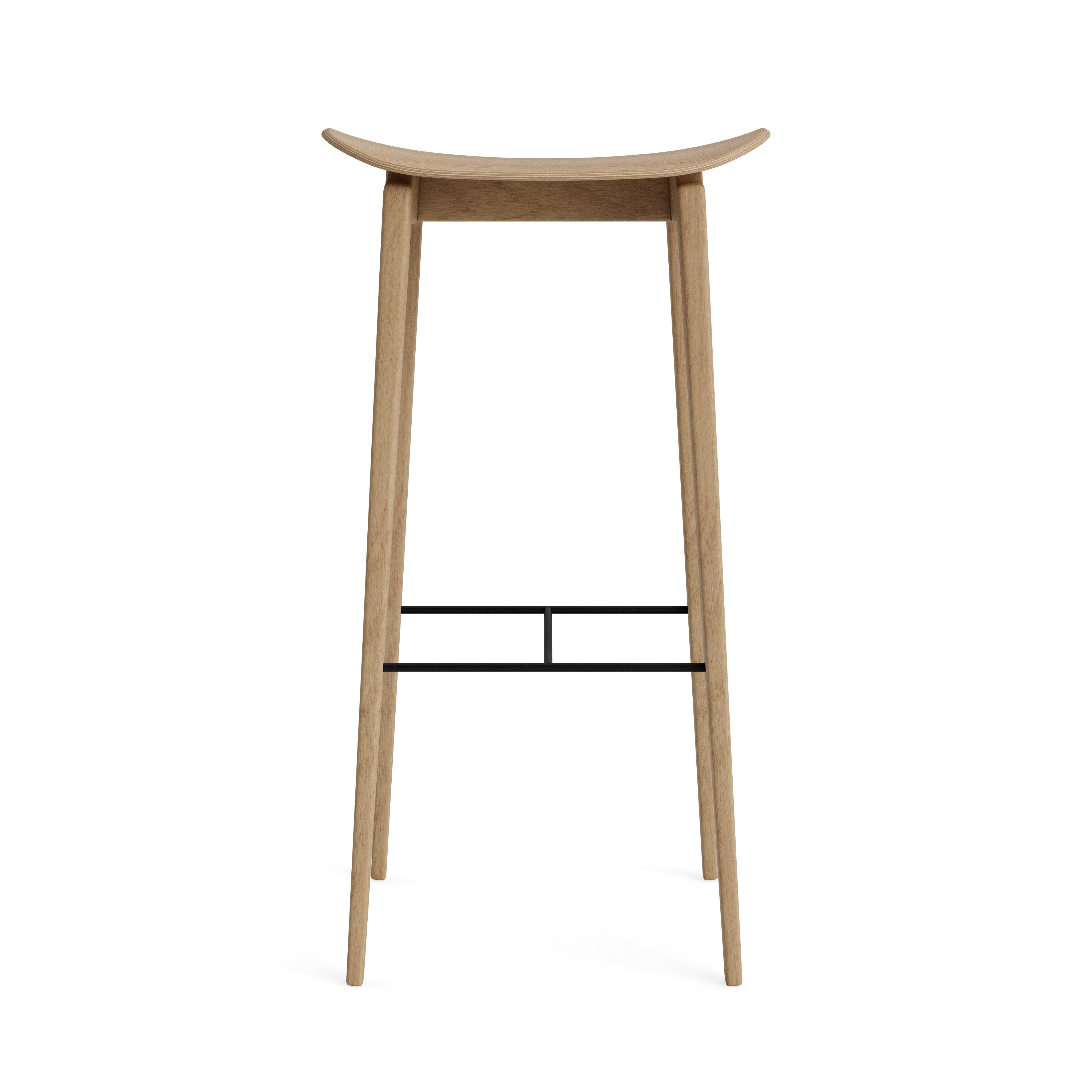 NY11 Bar Stool 75 cm | Oak Seat