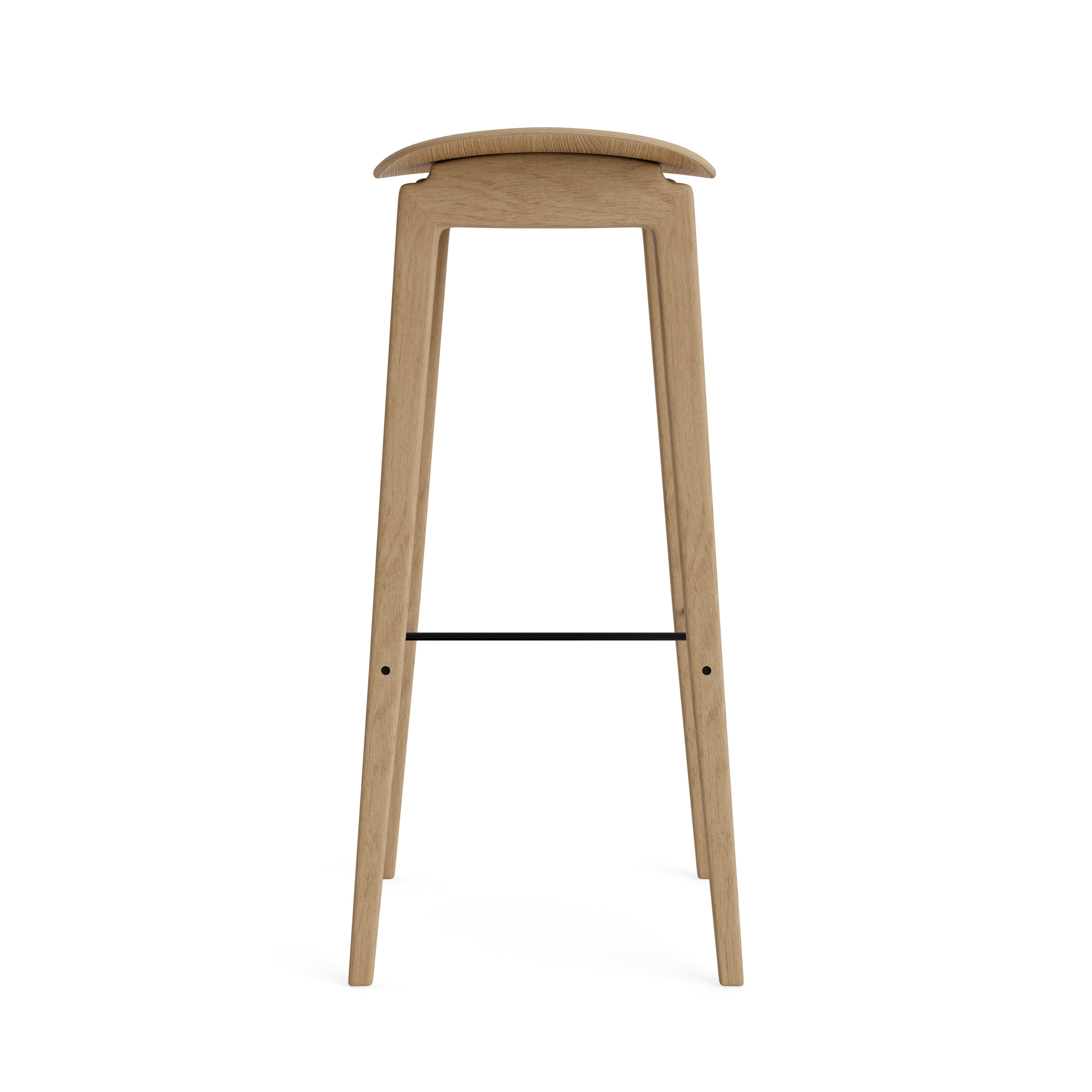 NY11 Bar Stool 75 cm | Oak Seat