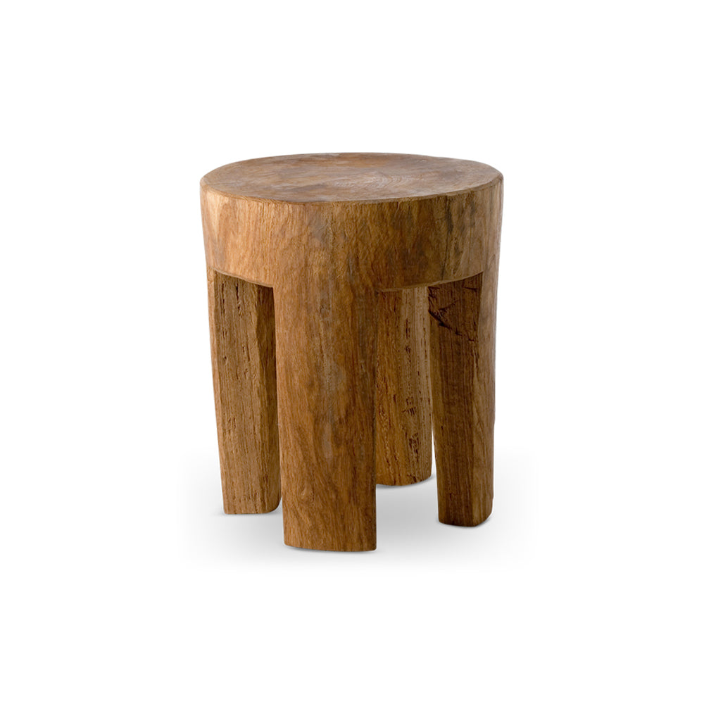 Round Four Square Legs Stool