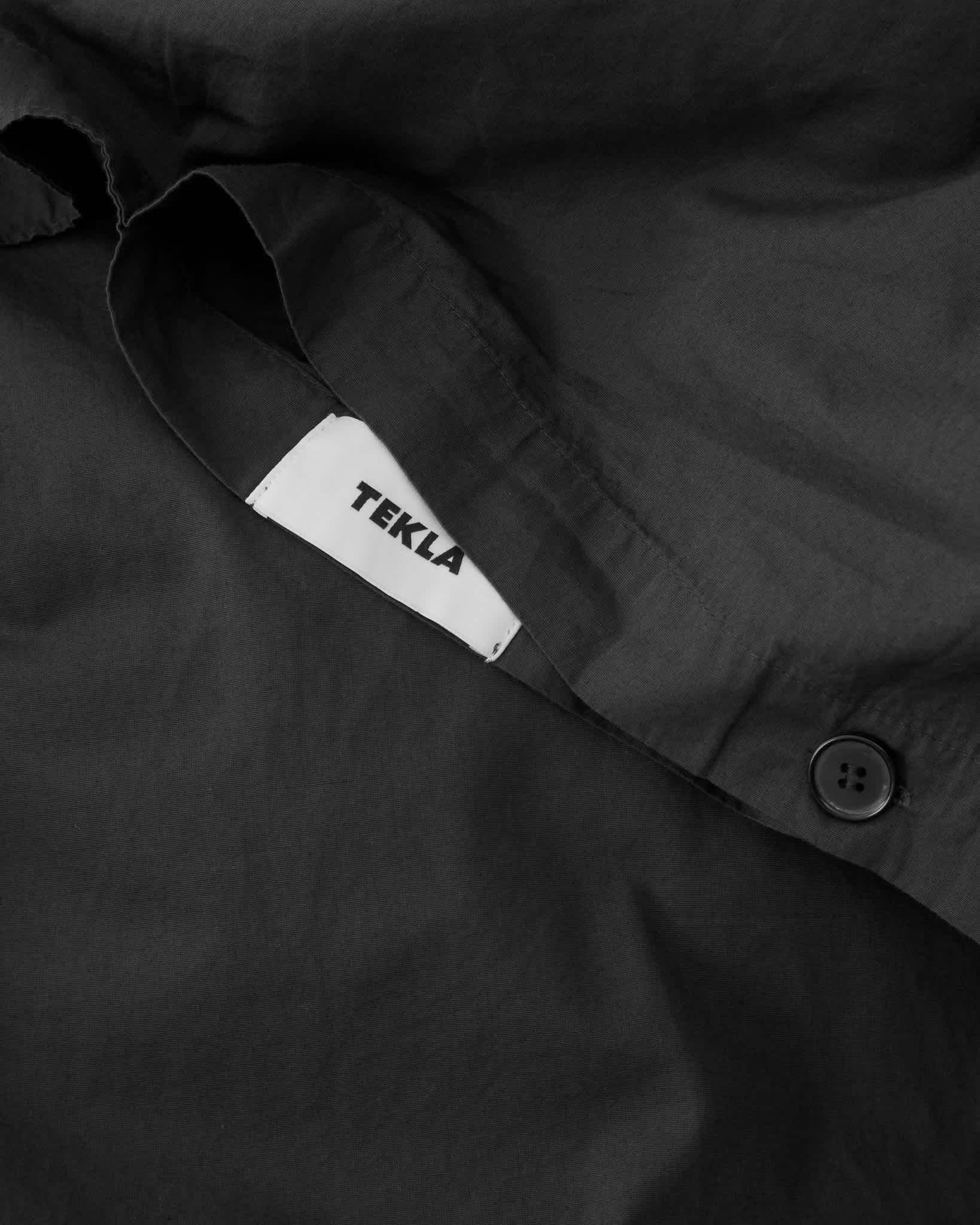 Percale Rúmföt Ash Black