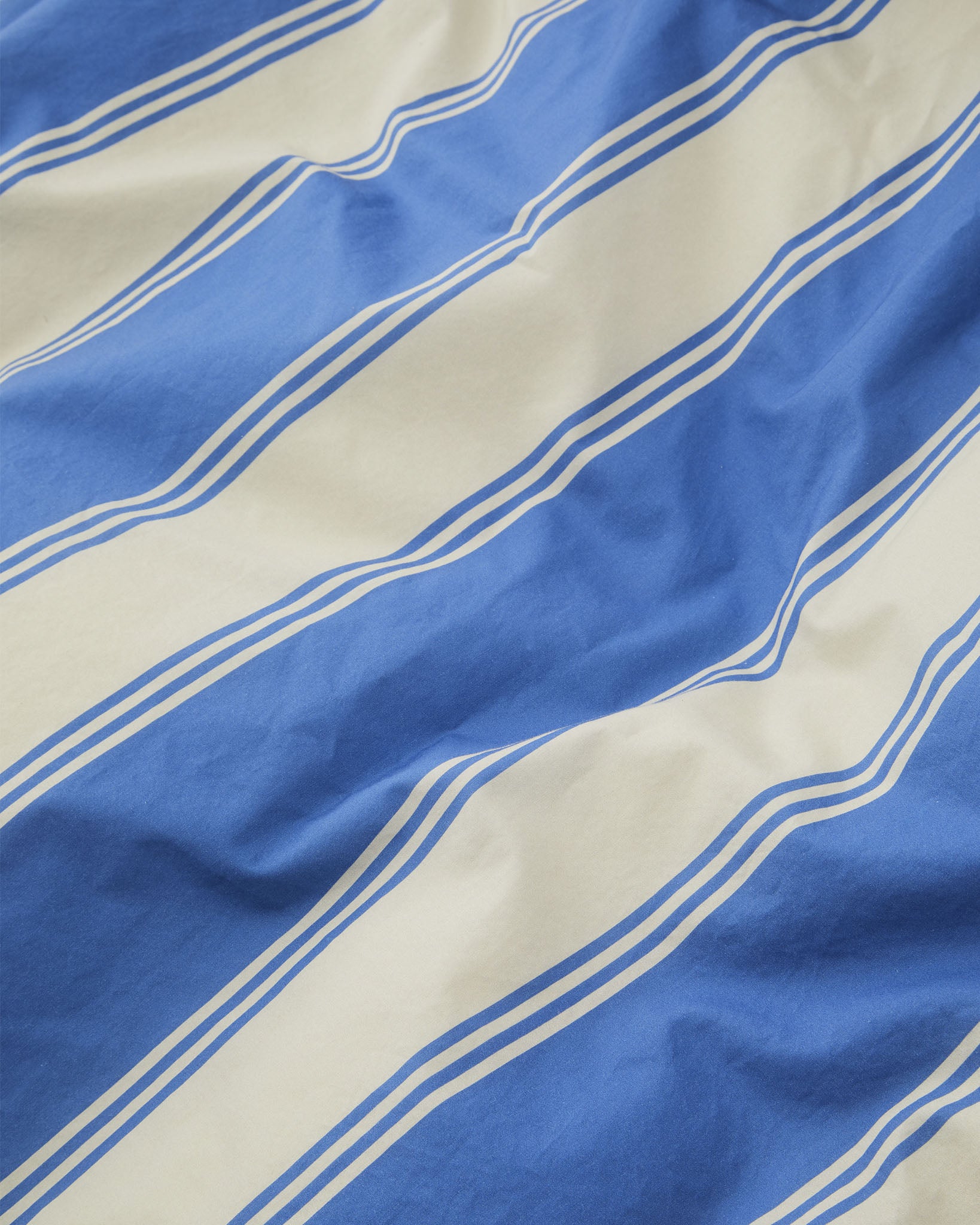 Percale Rúmföt Blue Mattress Stripe